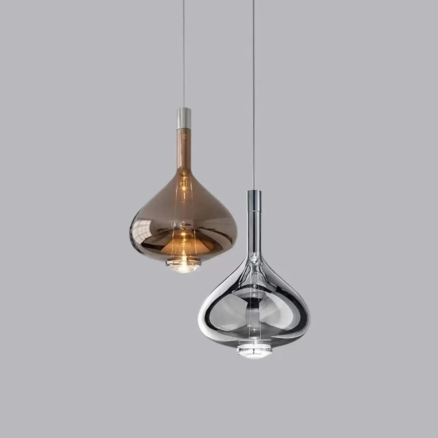 Suspension Luminaire Elegant en Verre - Elys