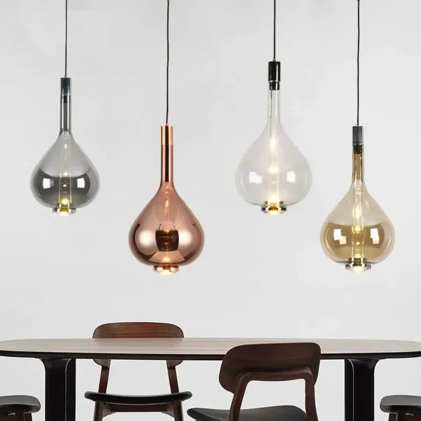 Suspension Luminaire Elegant en Verre - Elys