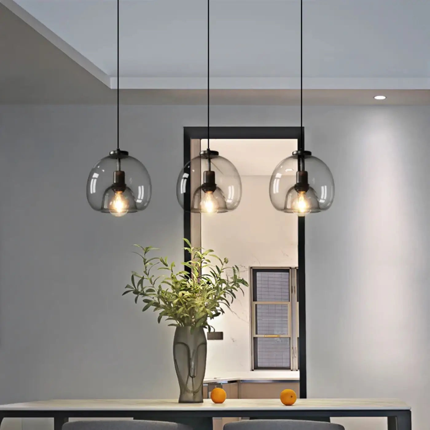 Suspension Luminaire Moderne en Verre - Vemi