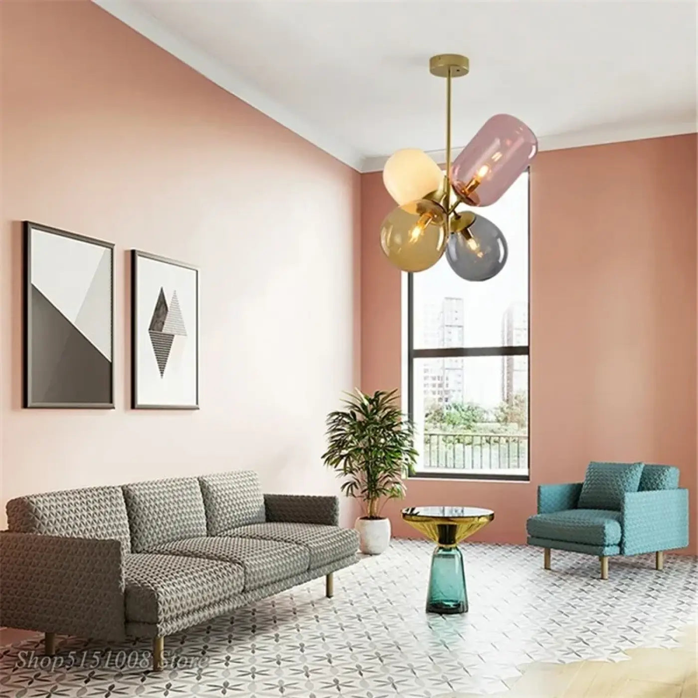 Suspension Luminaire Design en Verre - Dori