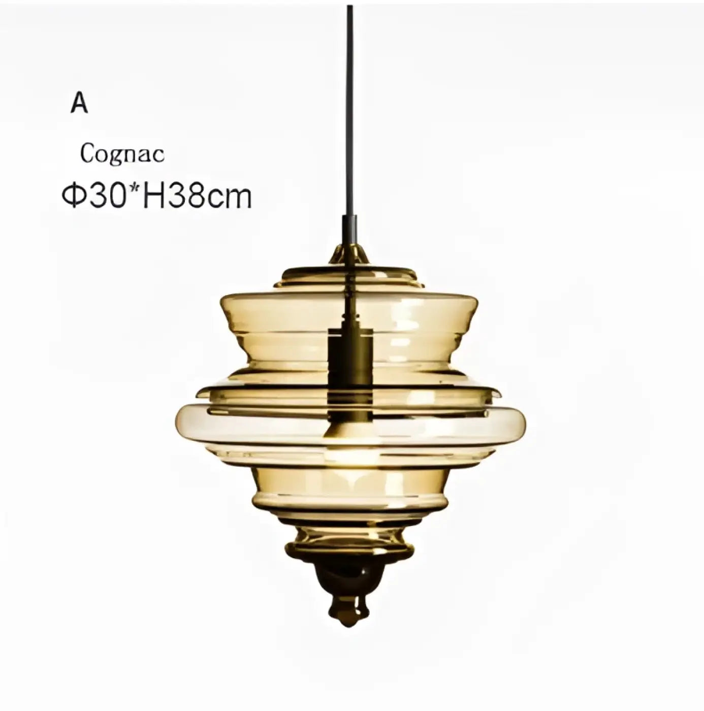 Suspension Luminaire Elegant en Verre - Sibate