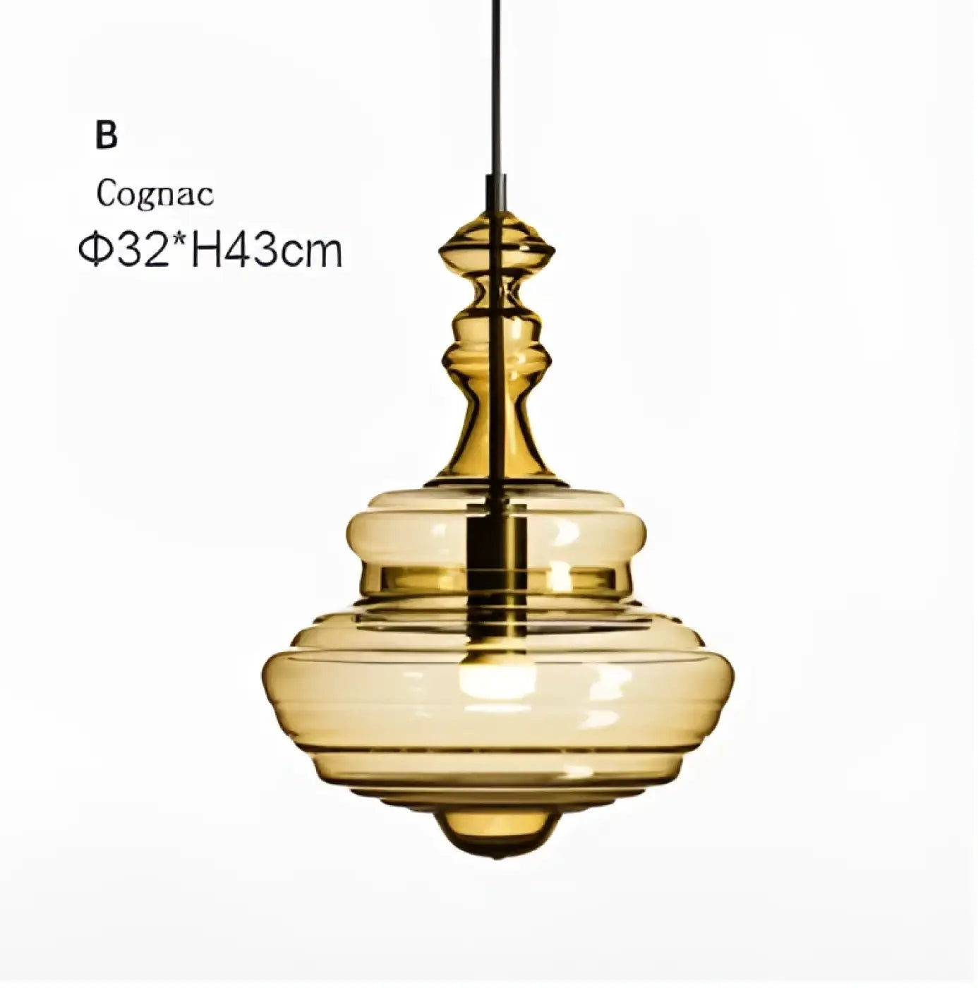 Suspension Luminaire Elegant en Verre - Sibate