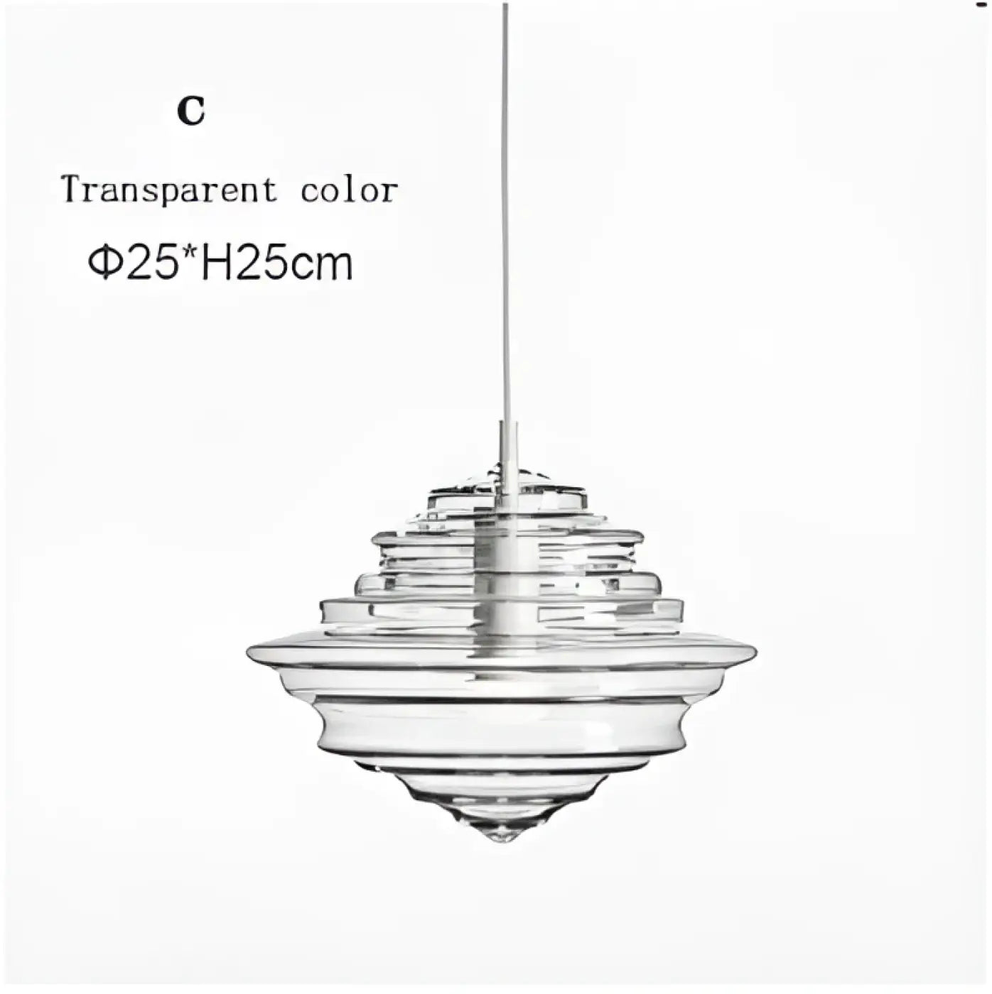 Suspension Luminaire Elegant en Verre - Sibate