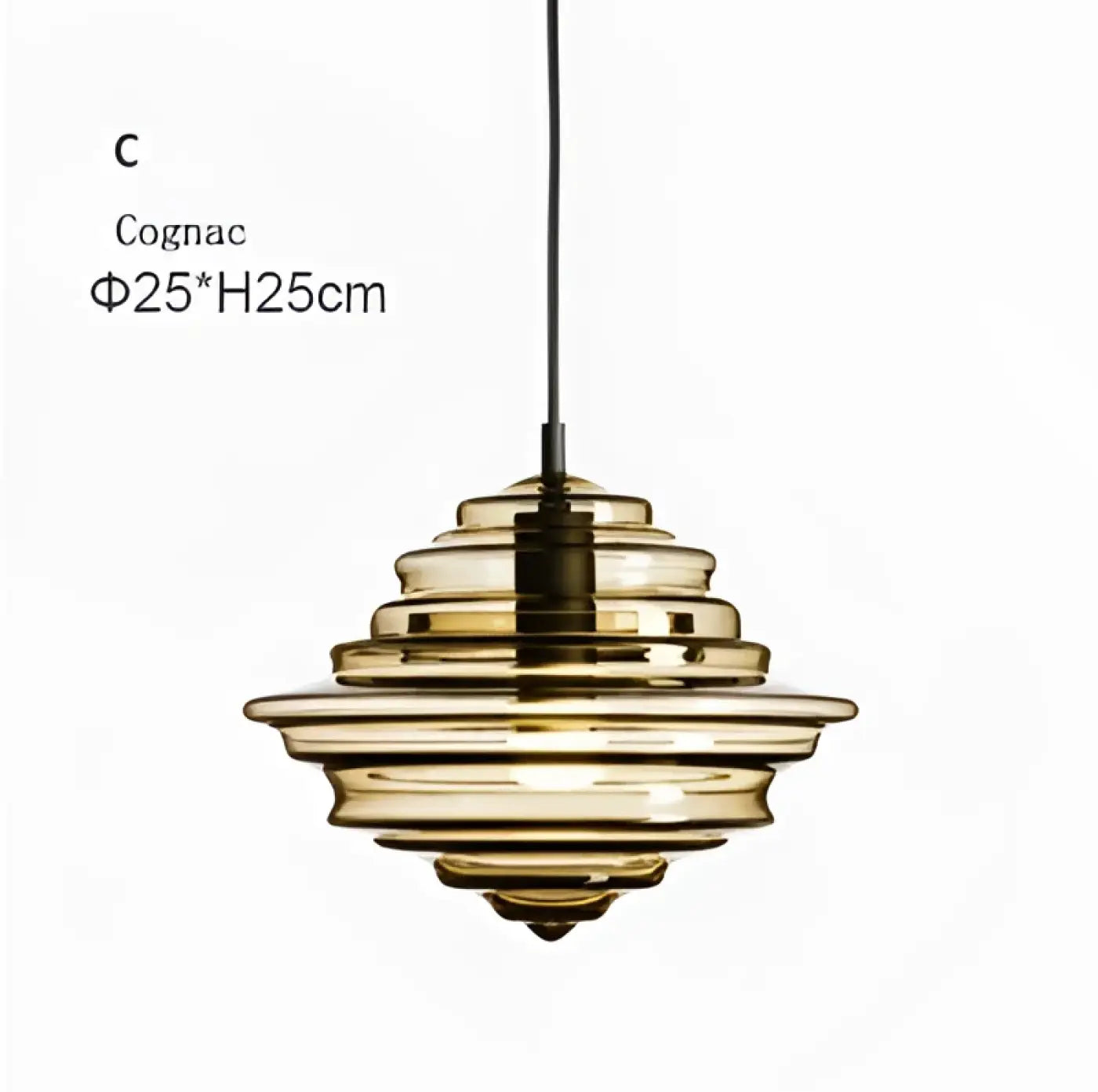 Suspension Luminaire Elegant en Verre - Sibate