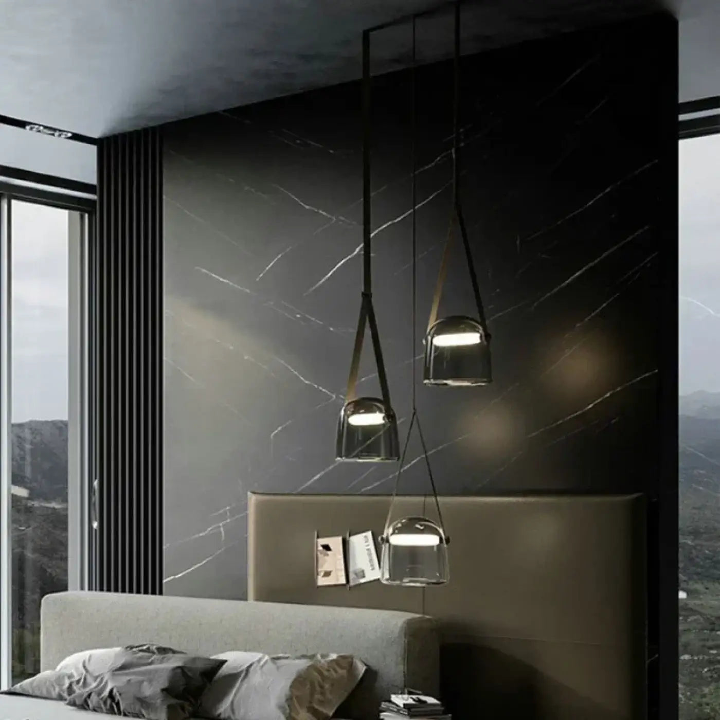 Suspension Luminaire en Verre - Cano