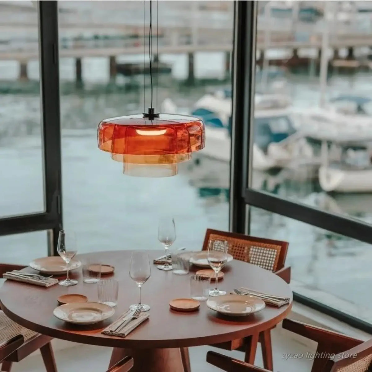 Suspension Luminaire Retro en Verre - Zaoh