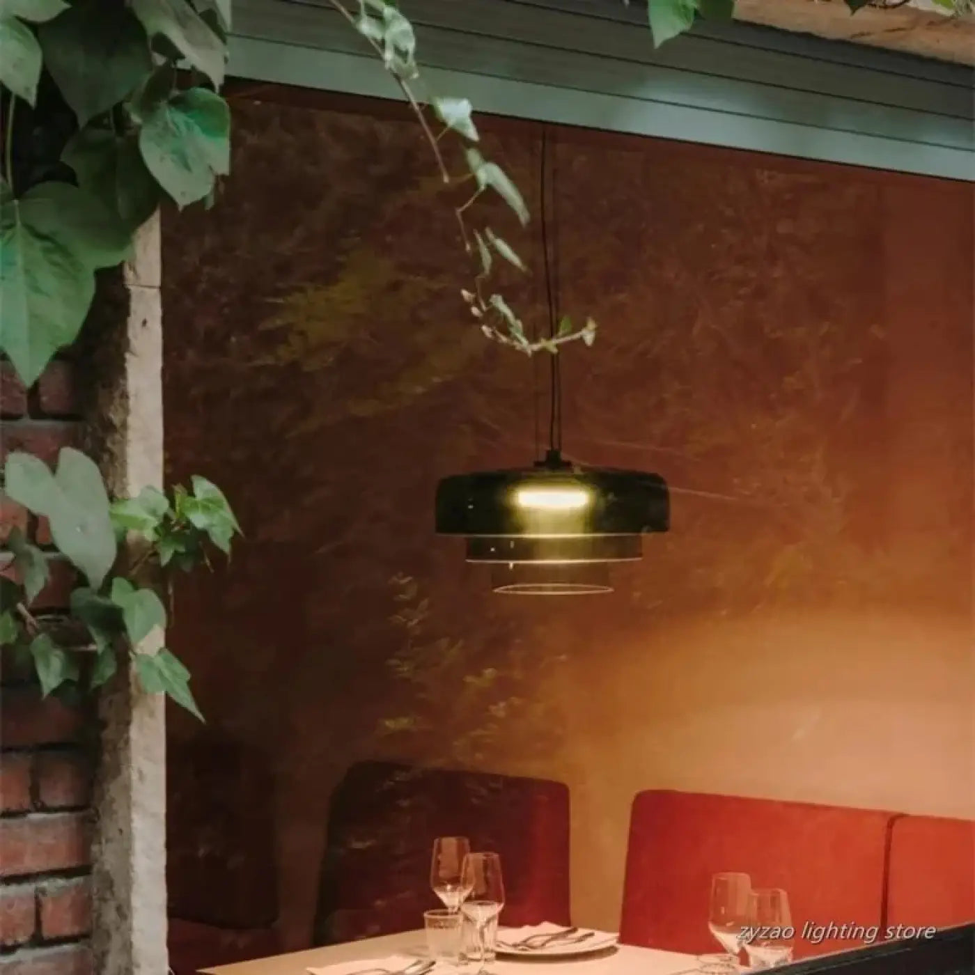 Suspension Luminaire Retro en Verre - Zaoh