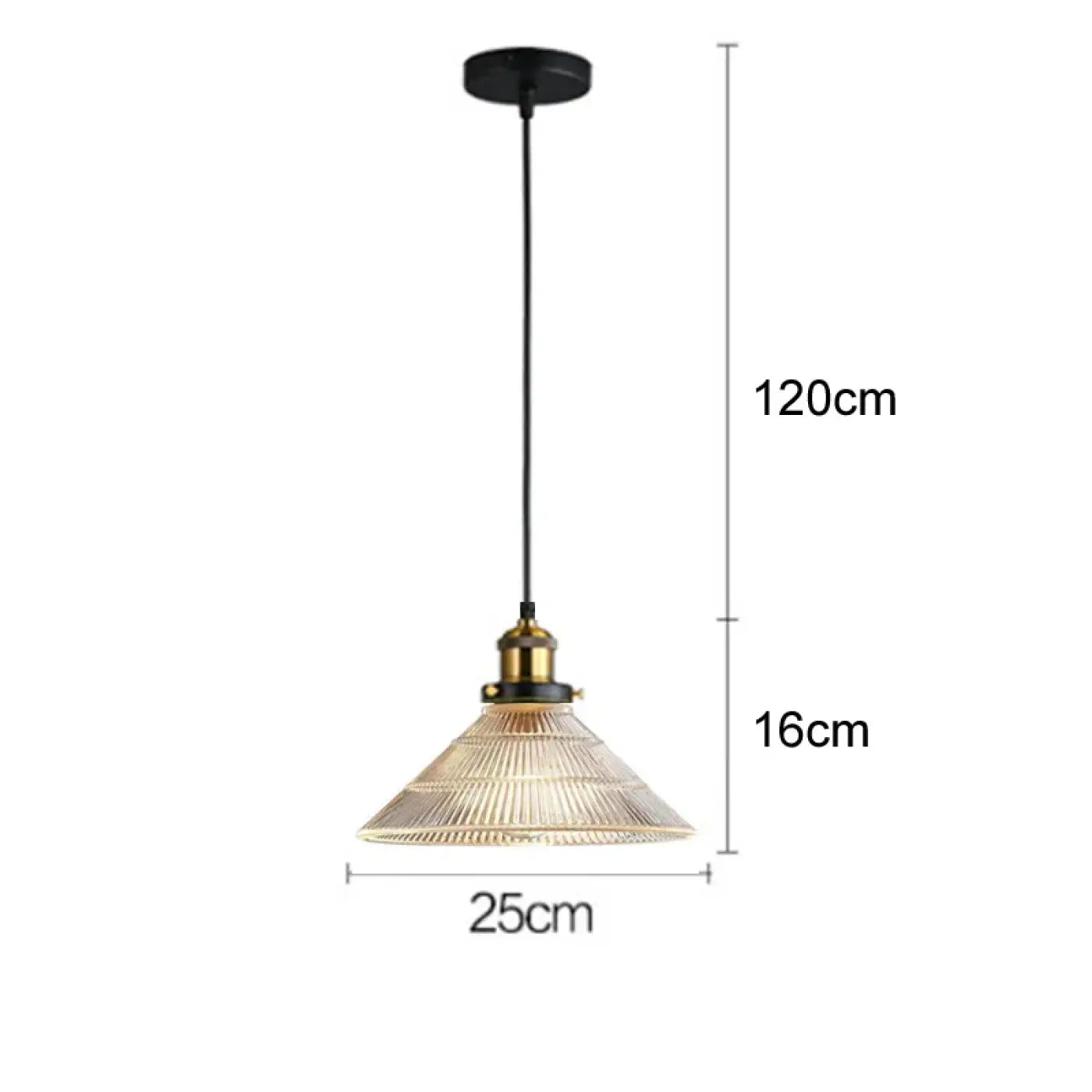 Suspension Luminaire Vintage en Verre - Cute