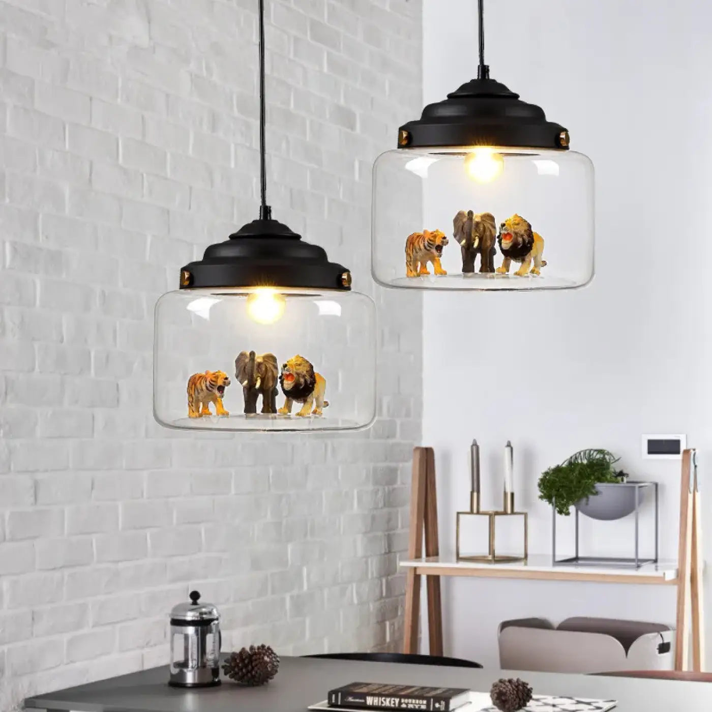 Suspension Luminaire en Verre - Savana