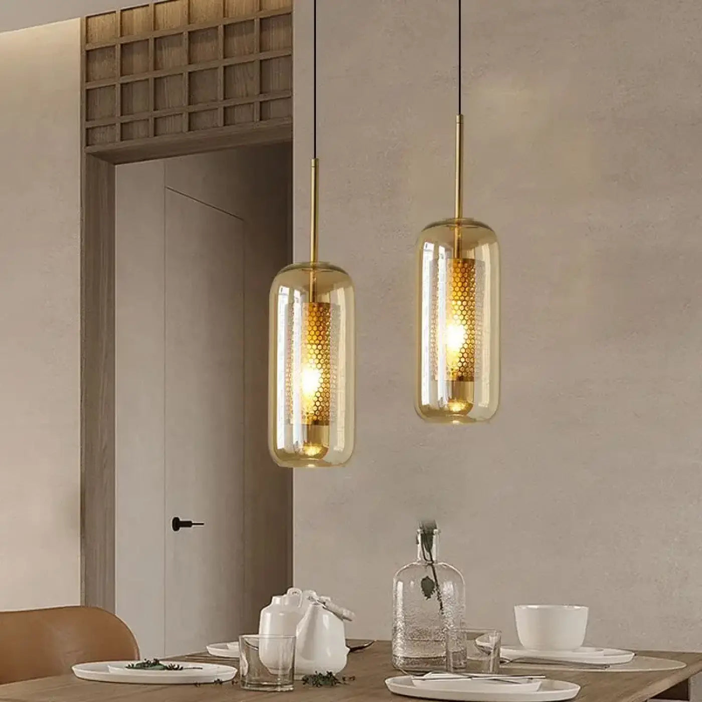 Suspension Luminaire en Verre - Eloria