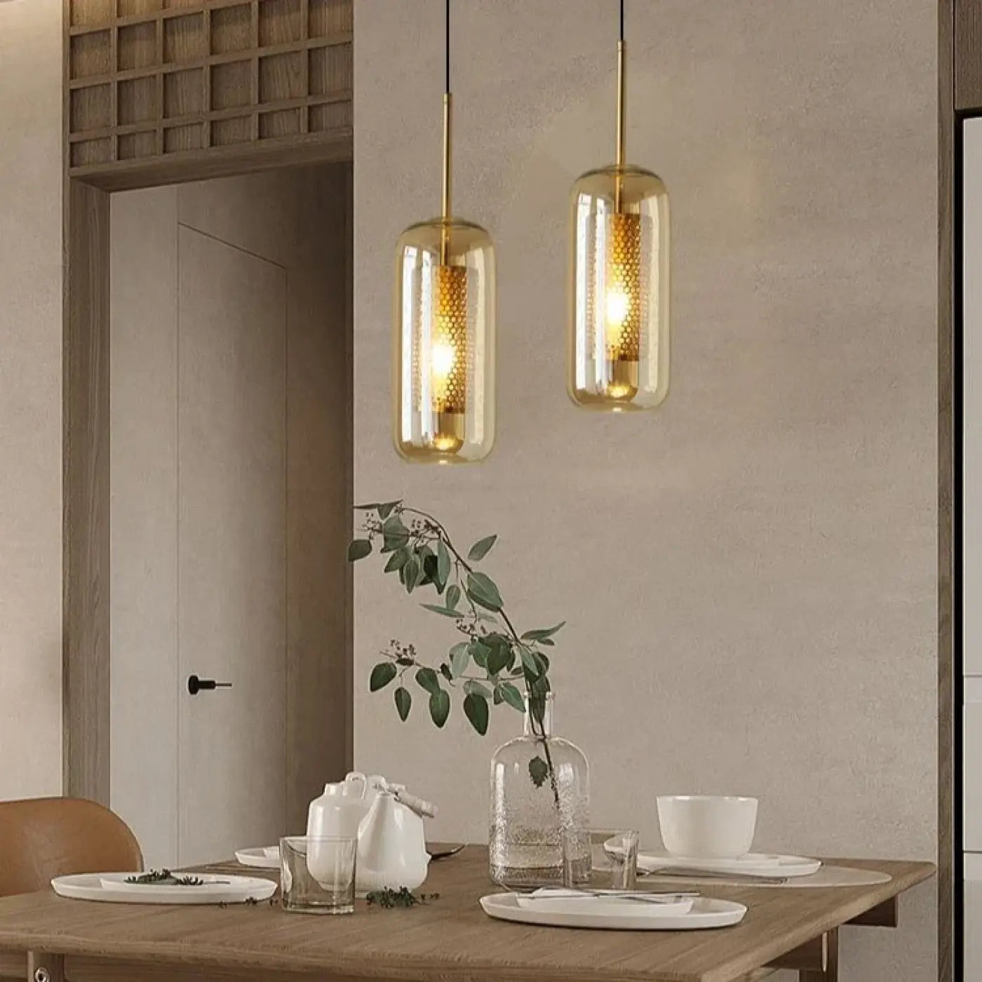 Suspension Luminaire en Verre - Eloria