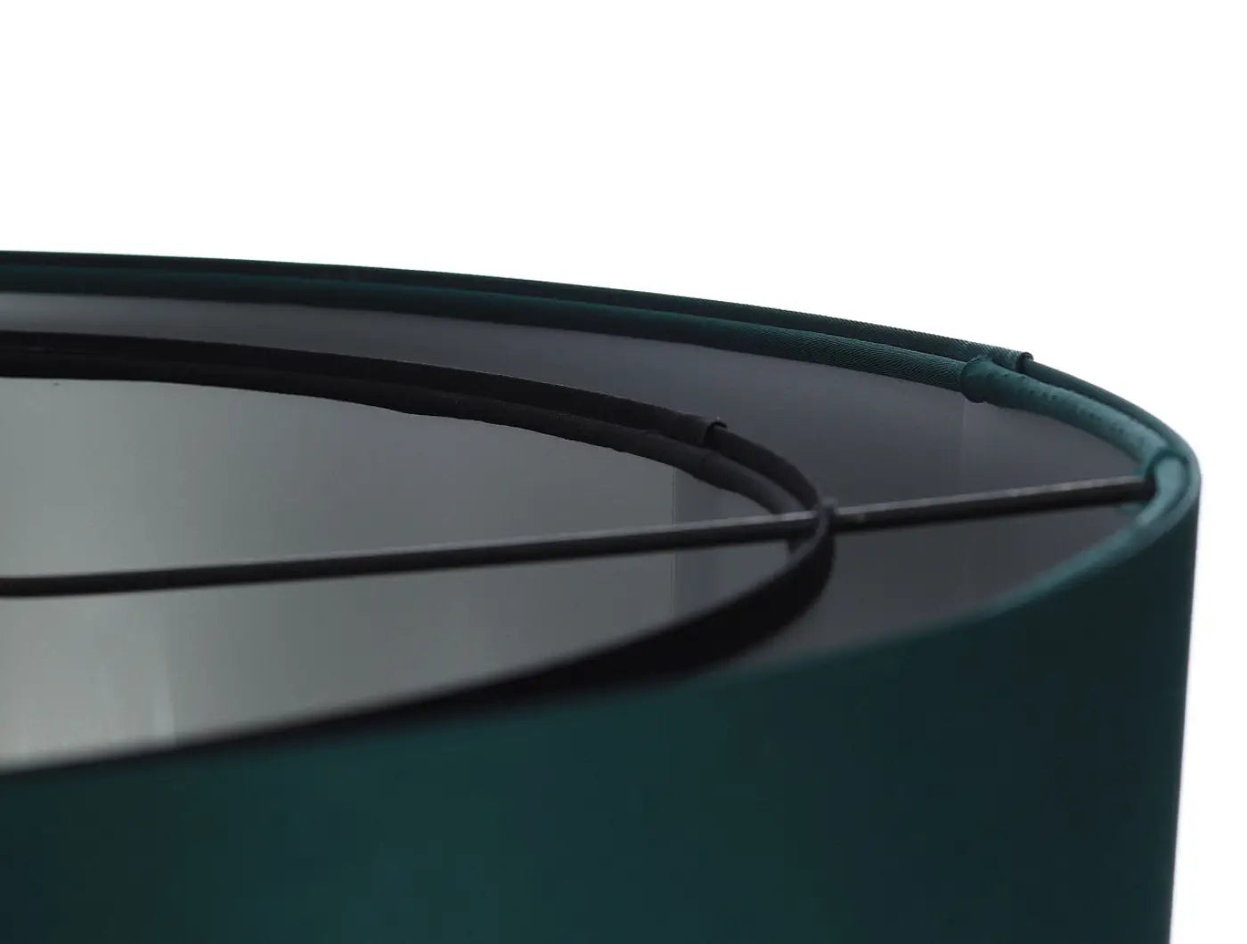Suspension Luminaire Design - Duo (Vert Foncé/Argent)