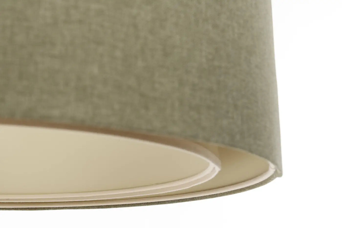 Suspension Luminaire Design - Duo Boho Elegant  (Vert Gris/Écru)