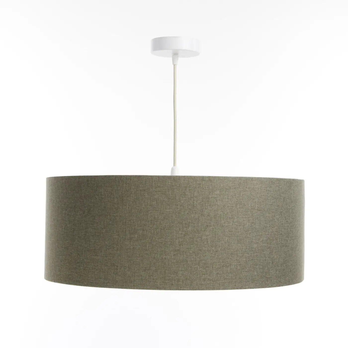 Suspension Luminaire Design - Duo Boho Elegant  (Vert Gris/Écru)