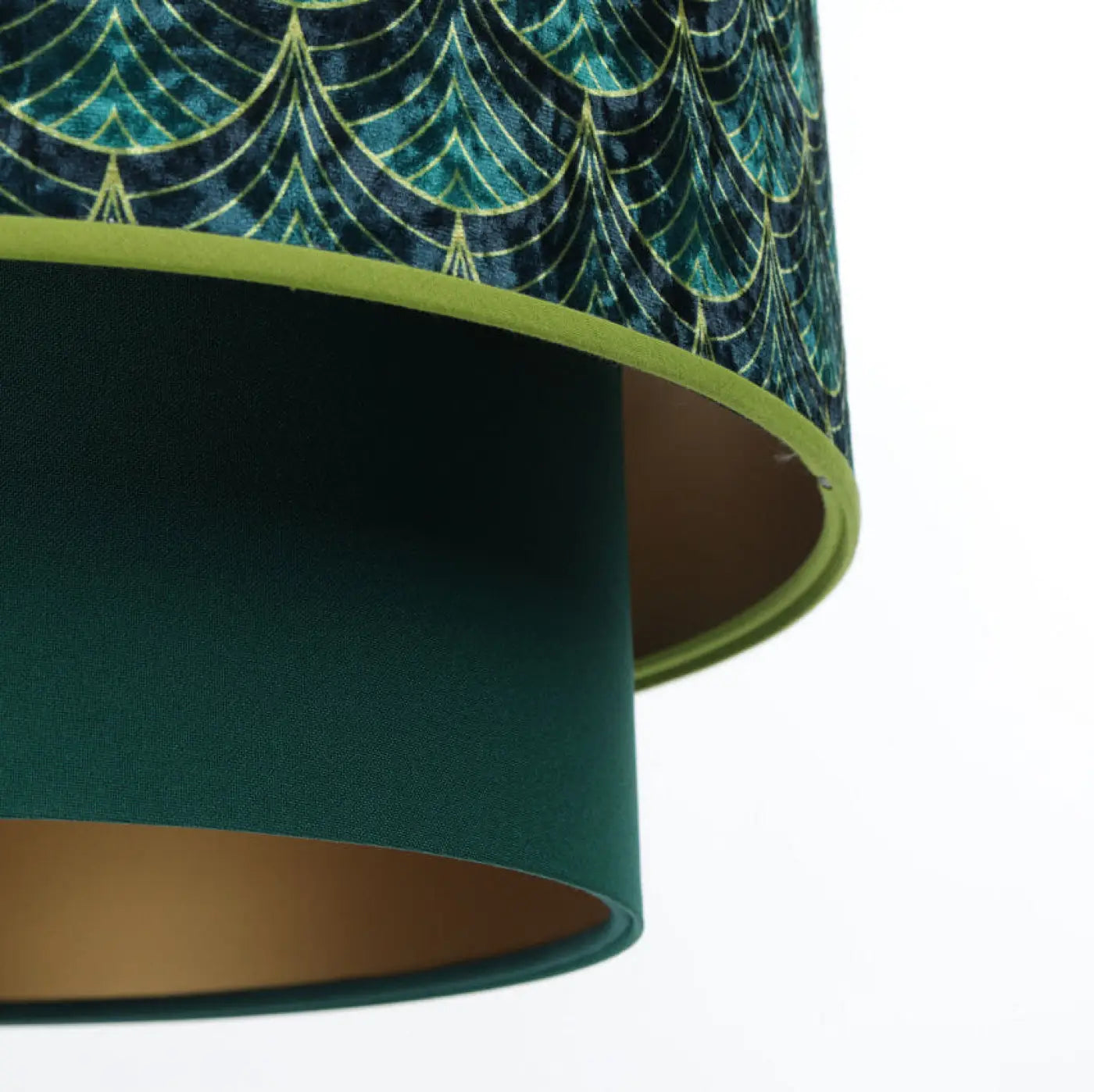 Suspension Luminaire - Doblo (Vert/Doré)
