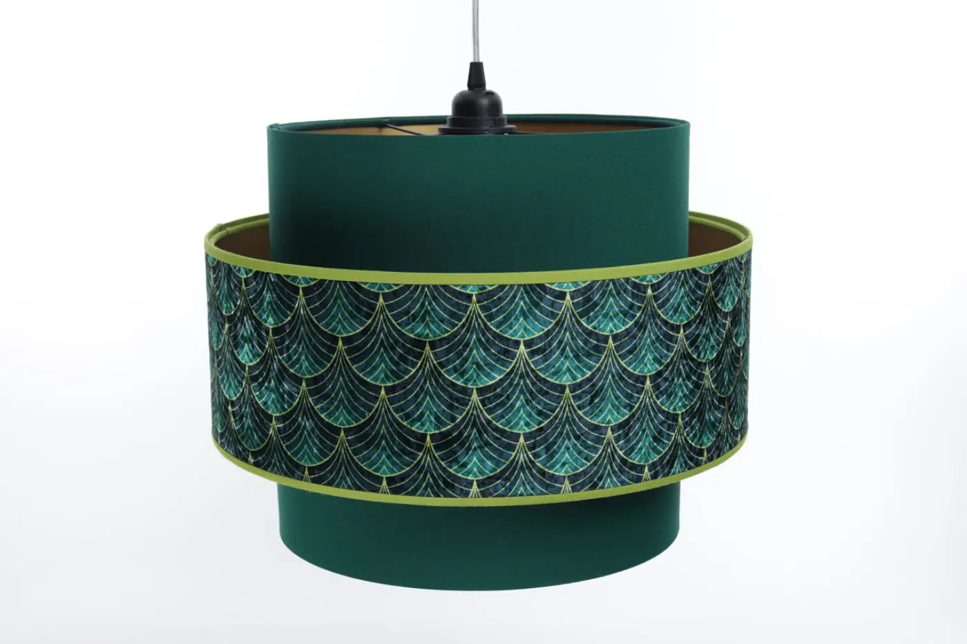 Suspension Luminaire - Doblo (Vert/Doré)