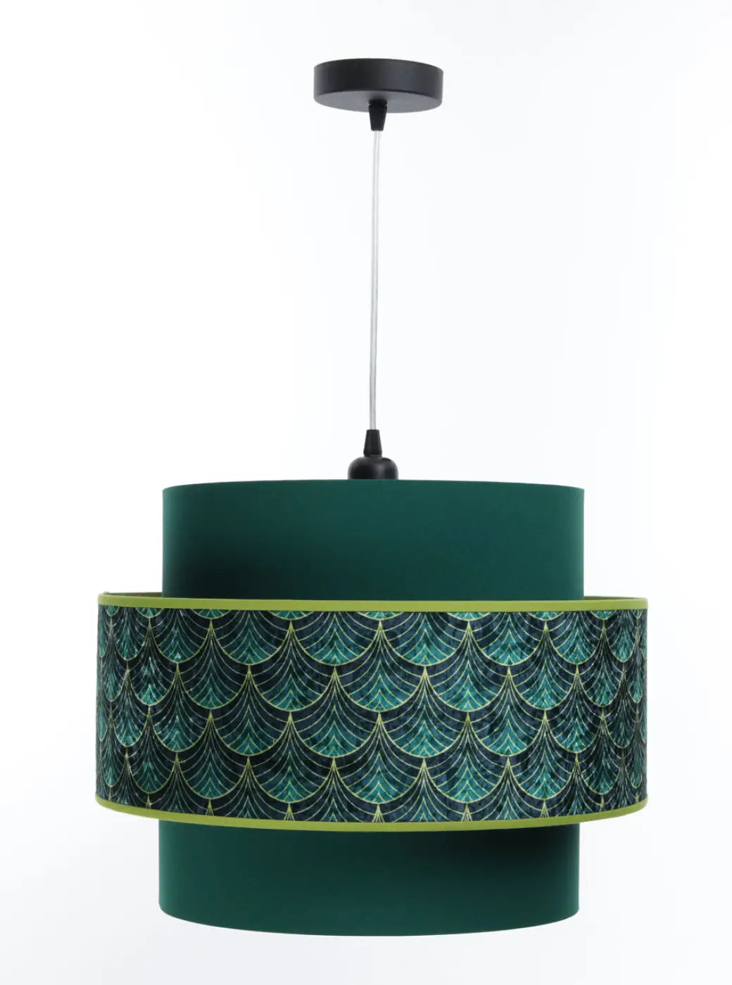 Suspension Luminaire - Doblo (Vert/Doré)