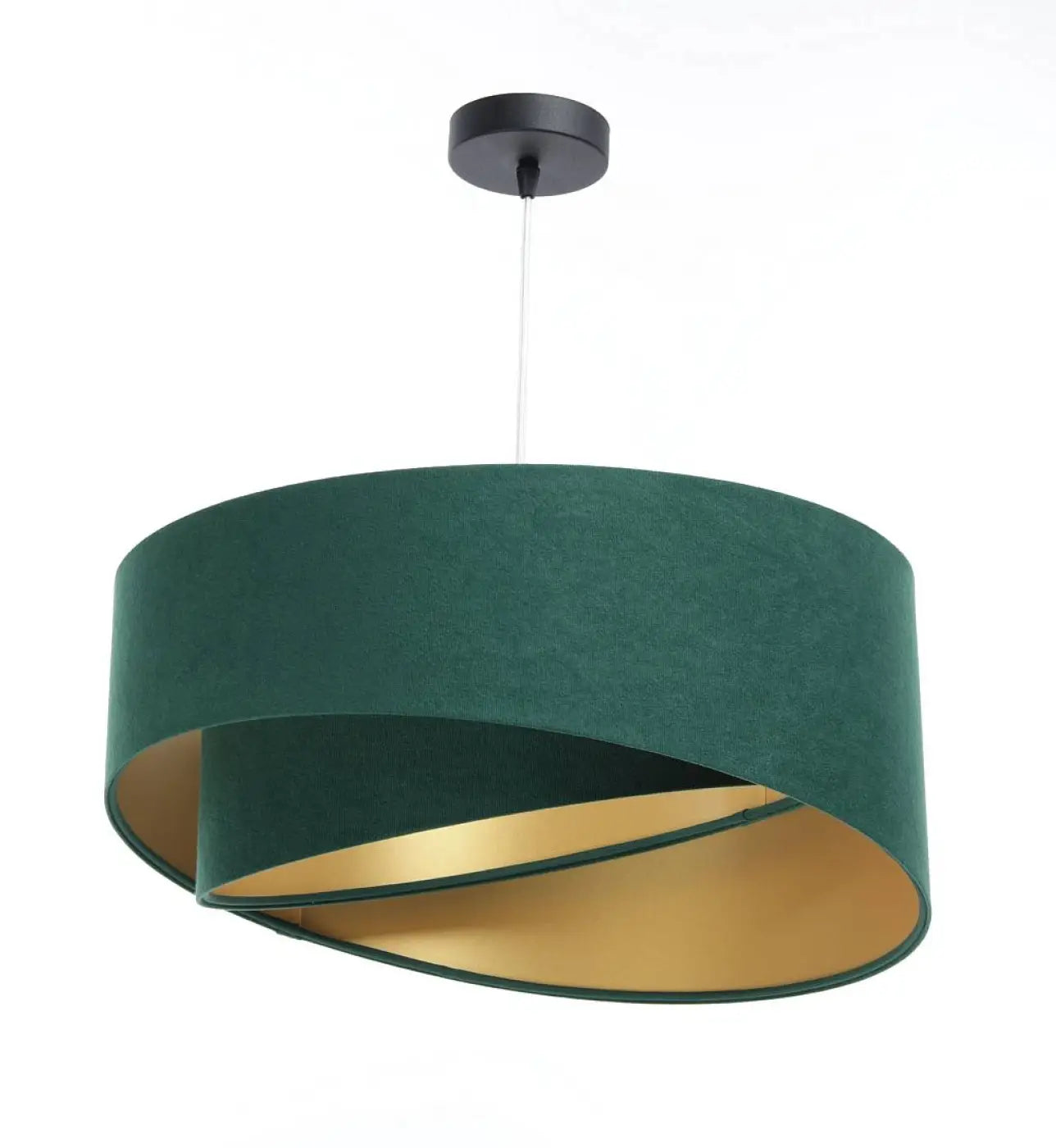Suspension Luminaire Design en Tissu - Galaxy Auric (Vert)