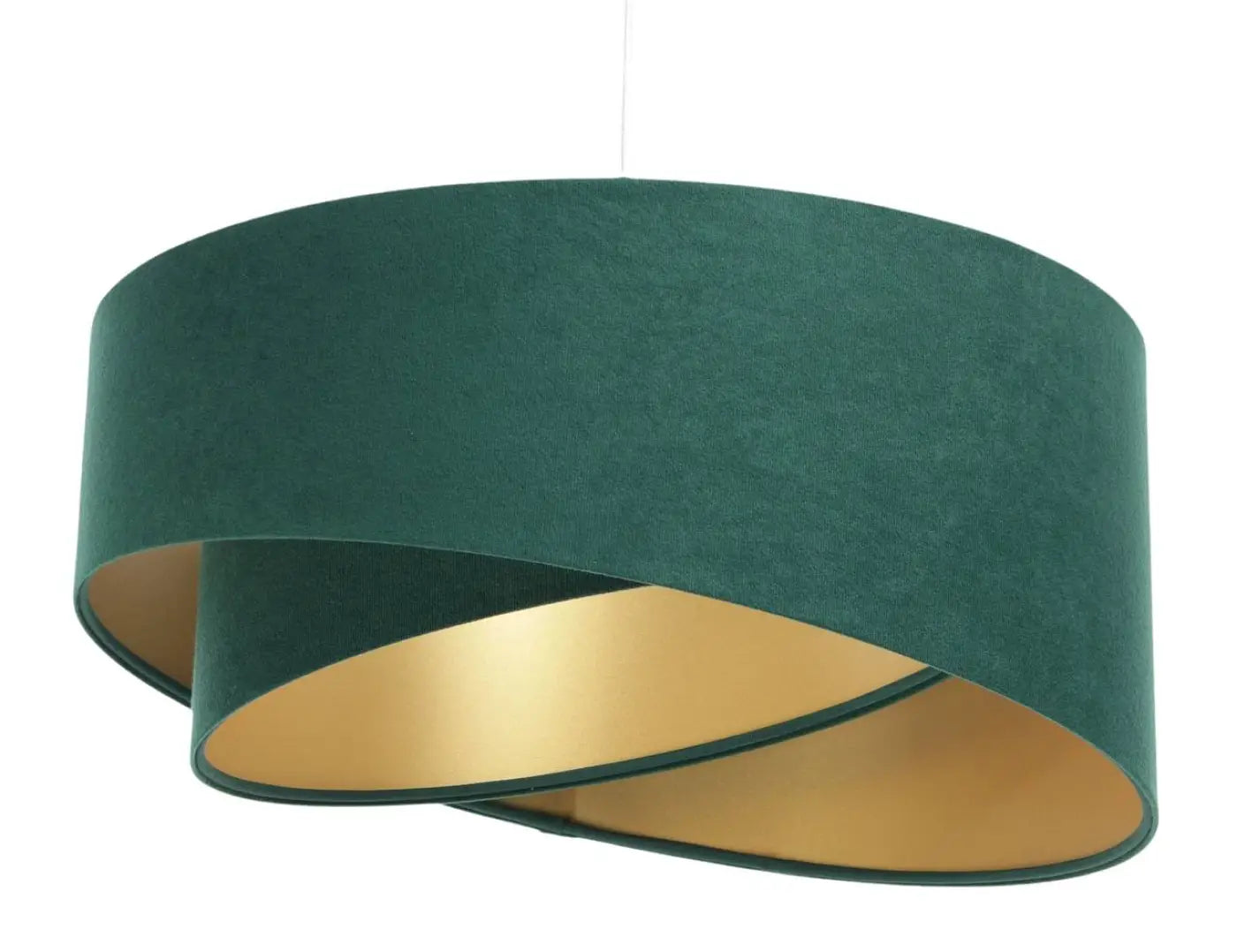 Suspension Luminaire Design en Tissu - Galaxy Auric (Vert)