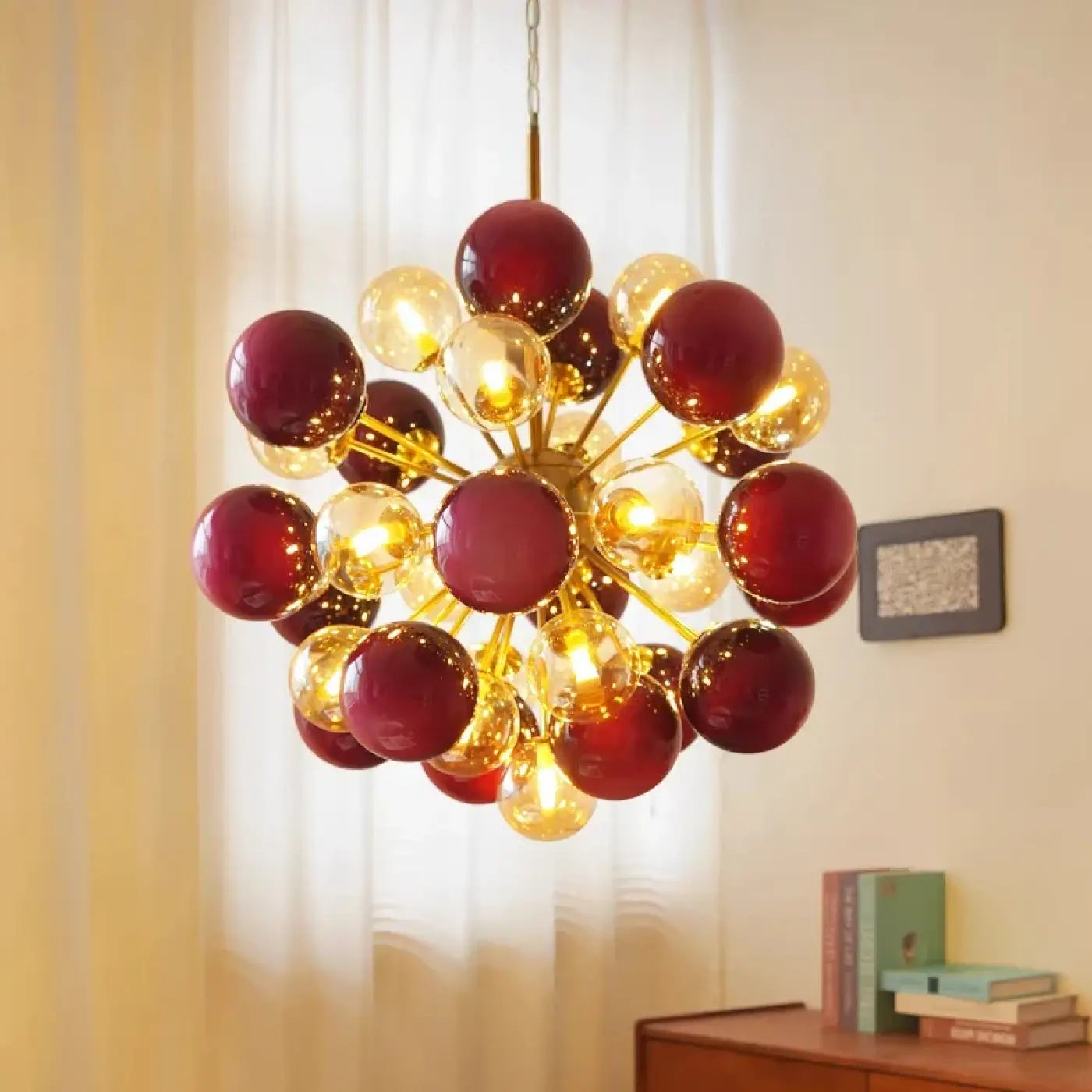 Suspension Luminaire Vintage en Verre - Sambia