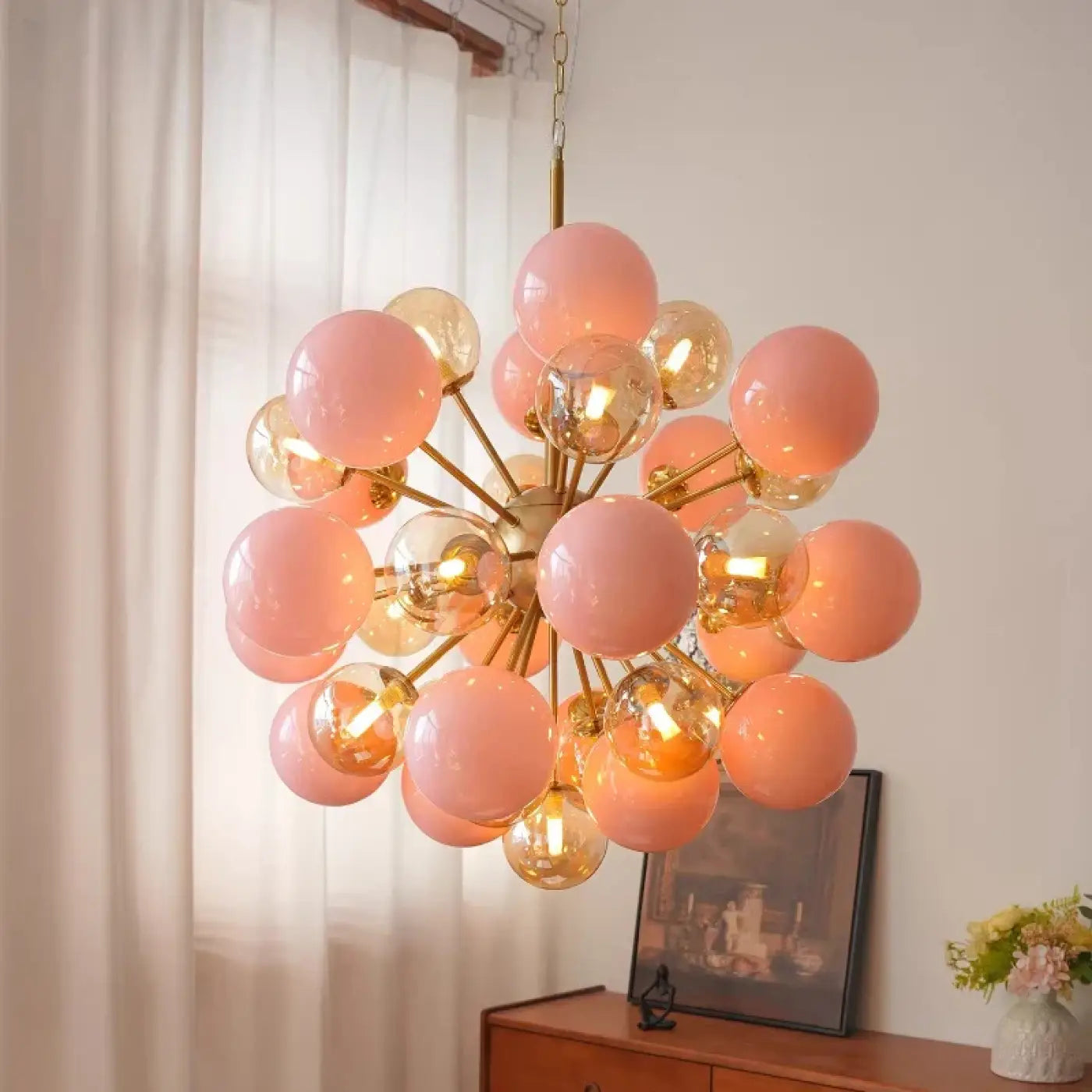 Suspension Luminaire Vintage en Verre - Sambia