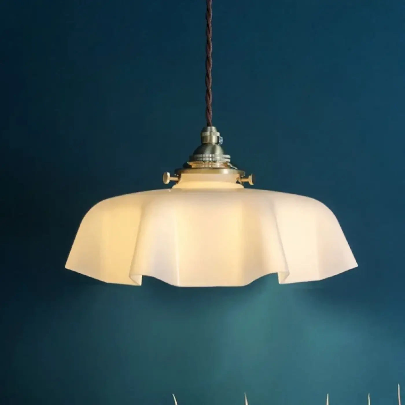 Suspension Luminaire Vintage en Laiton - Oina