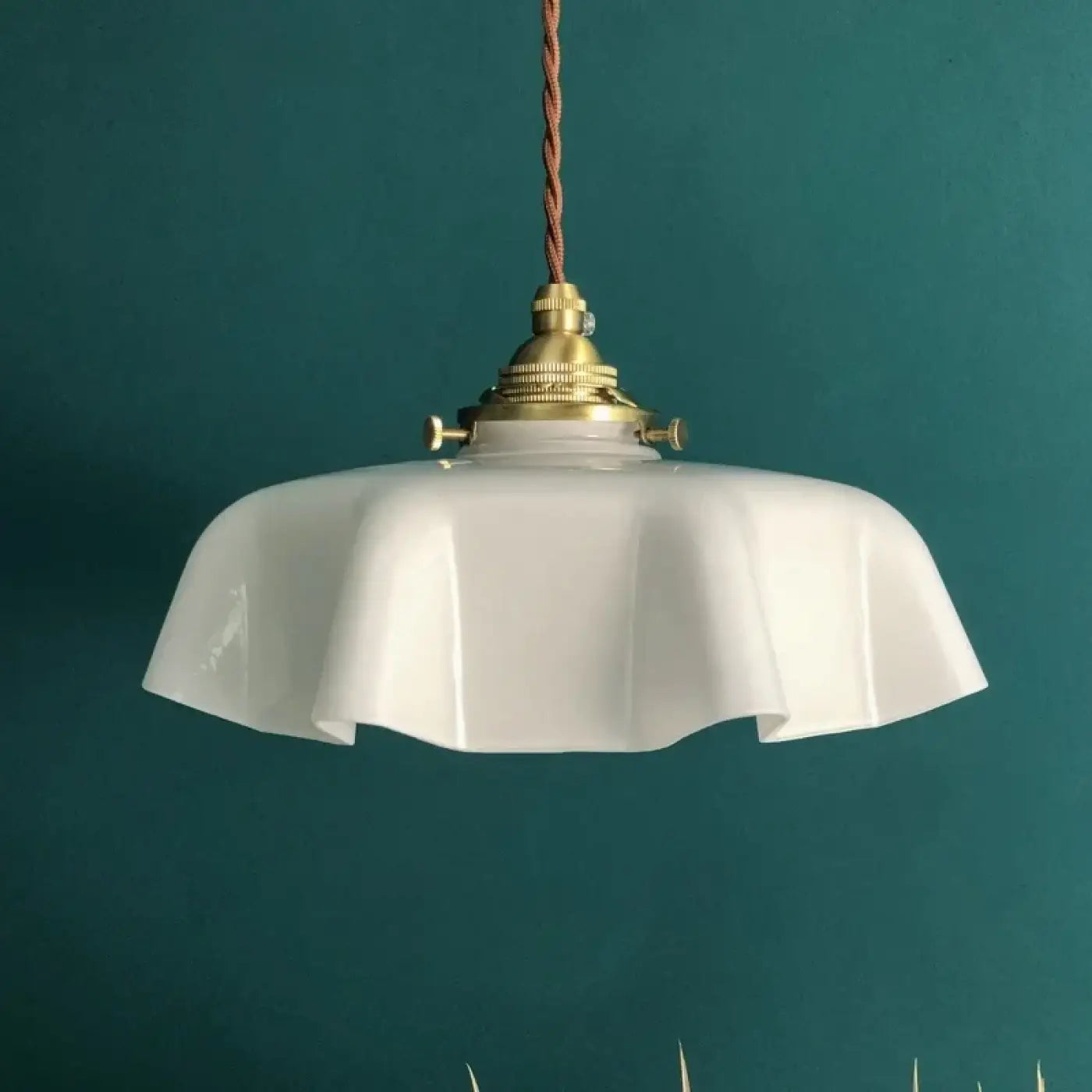 Suspension Luminaire Vintage en Laiton - Oina