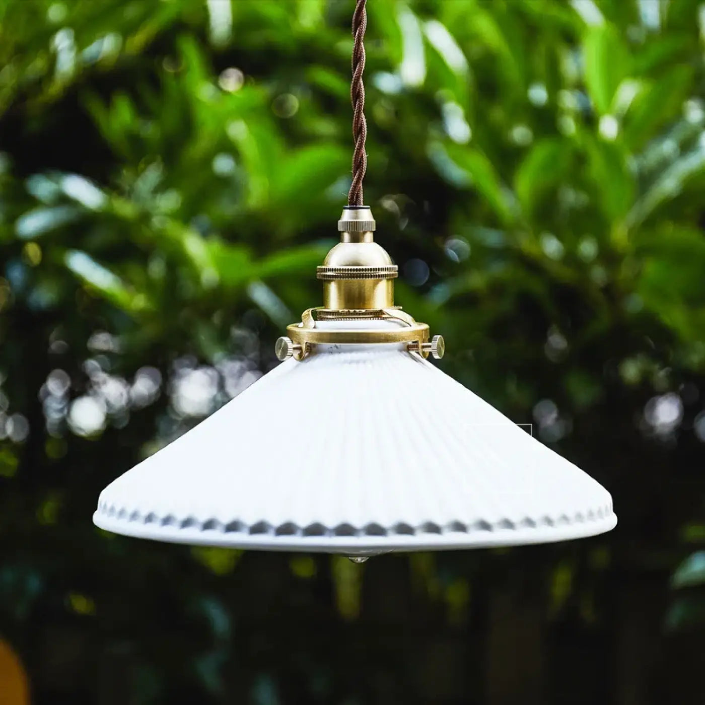 Suspension Luminaire Vintage en Laiton - Laira