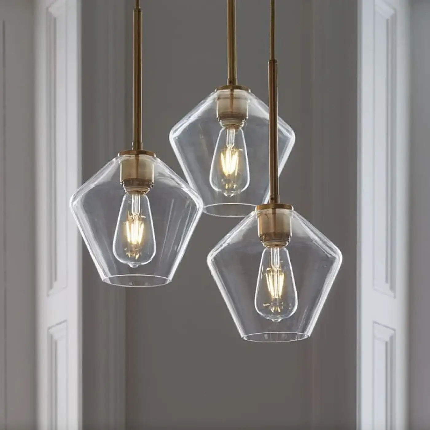 Suspension Luminaire Vintage en Verre - Glazia