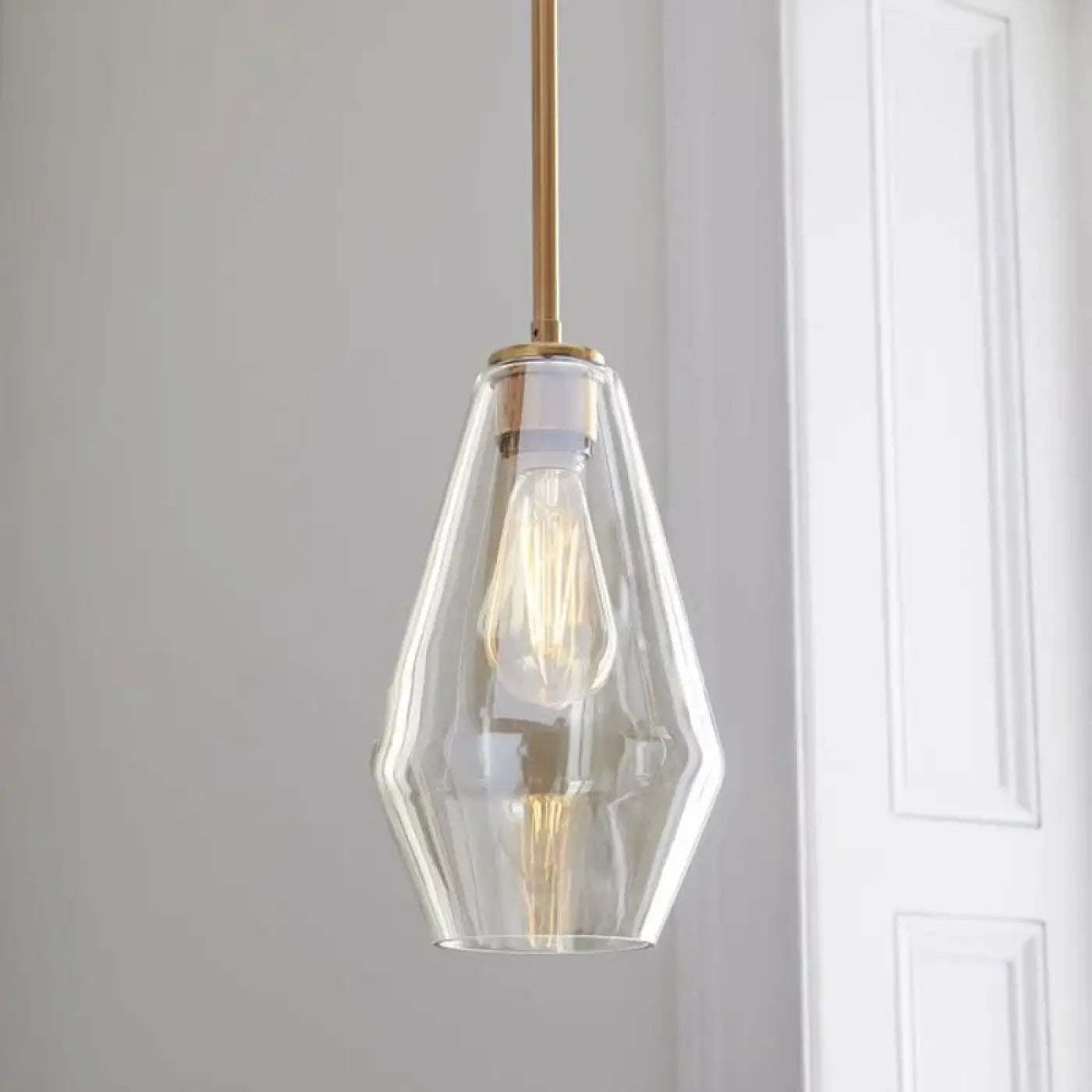 Suspension Luminaire Vintage en Verre - Glazia