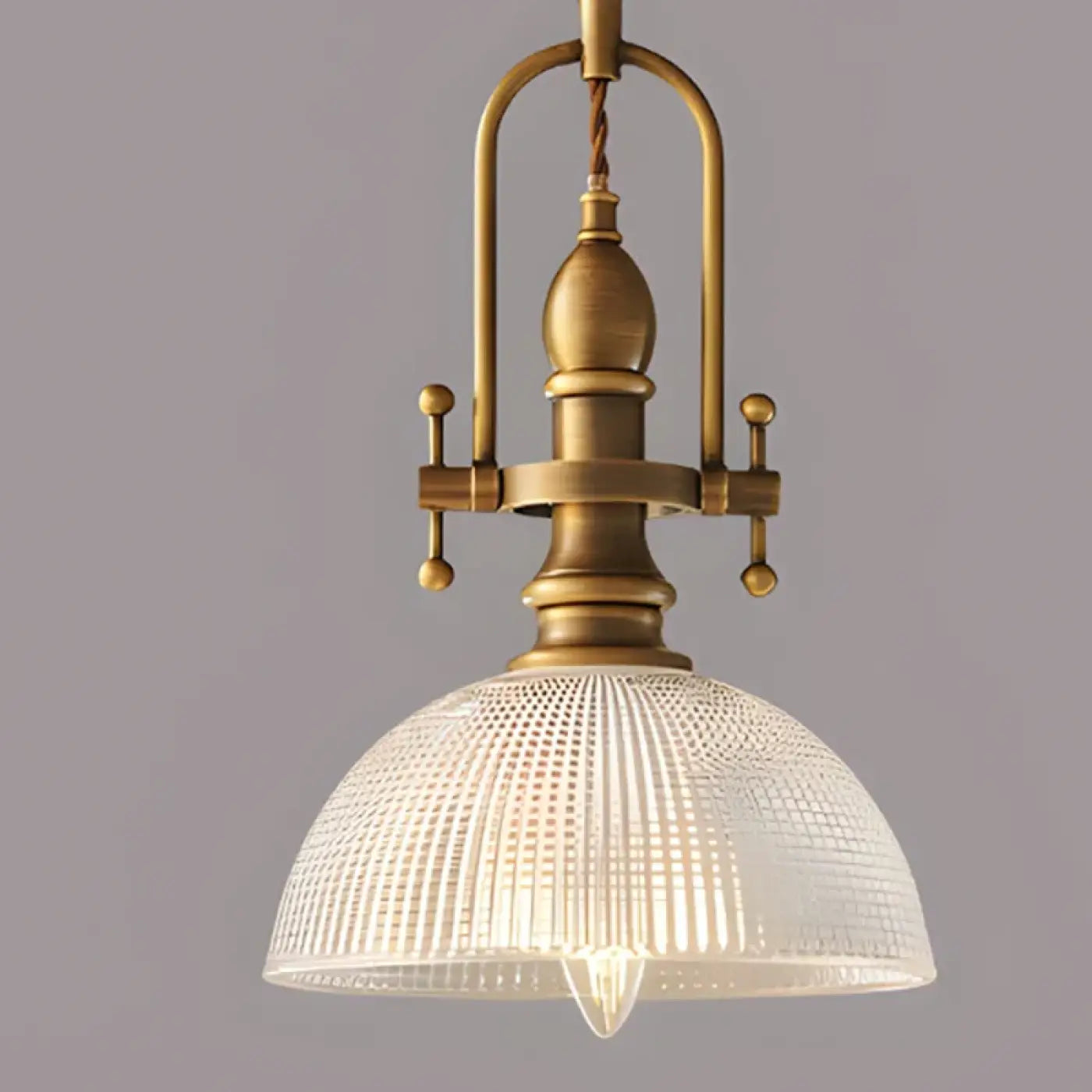 Suspension Luminaire Vintage en Laiton - Luxo