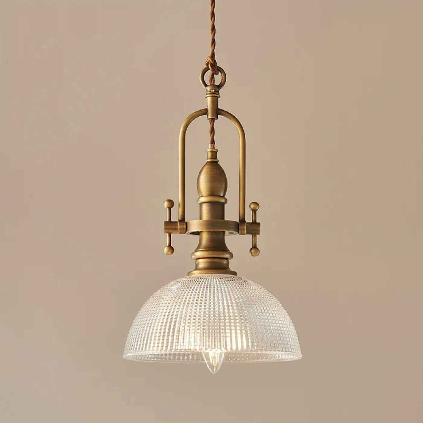 Suspension Luminaire Vintage en Laiton - Luxo