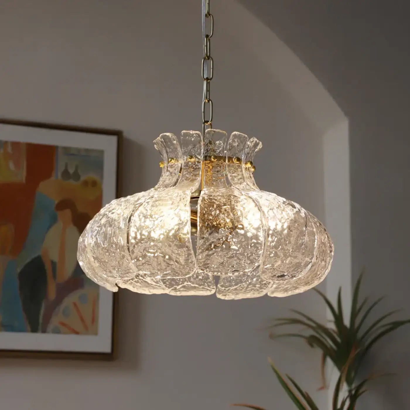 Suspension Luminaire Vintage - Glass