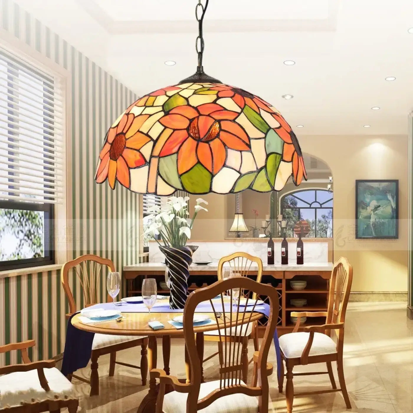 Suspension Luminaire Vintage en Verre - Hally