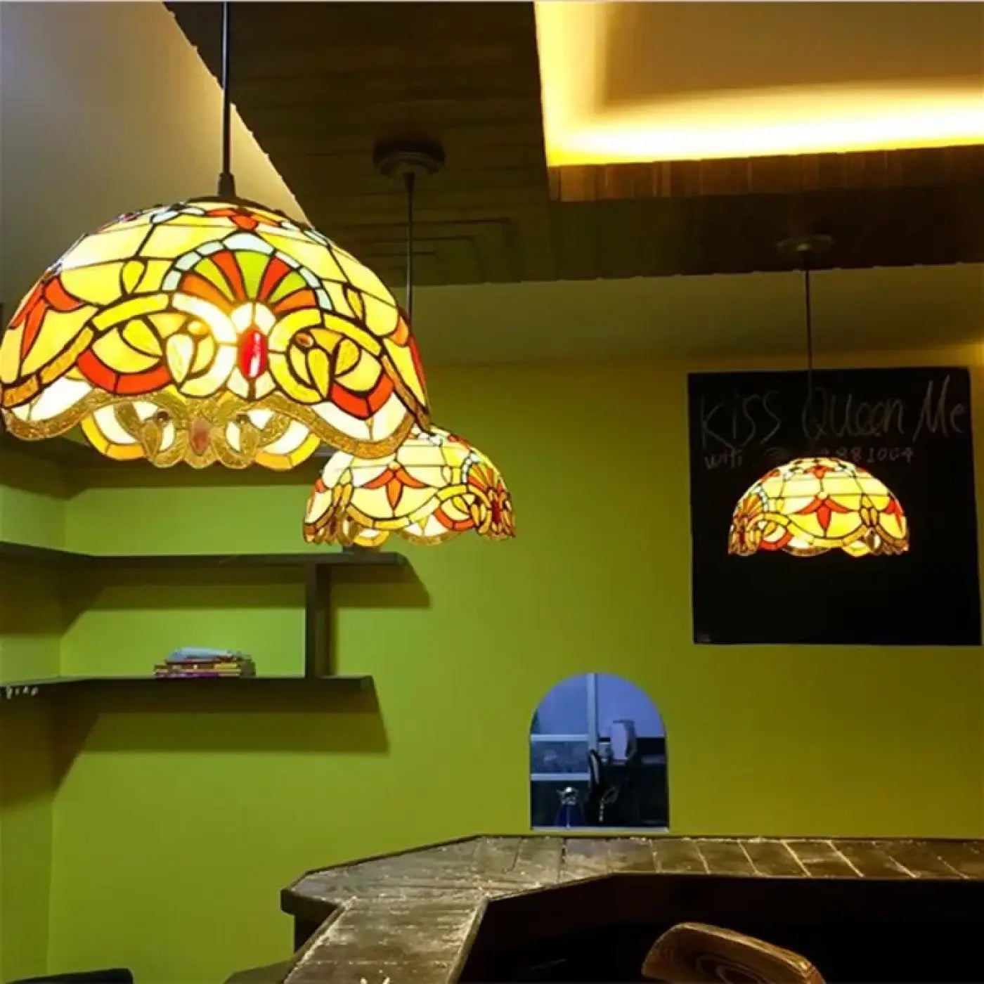 Suspension Luminaire Vintage en Verre - Hally