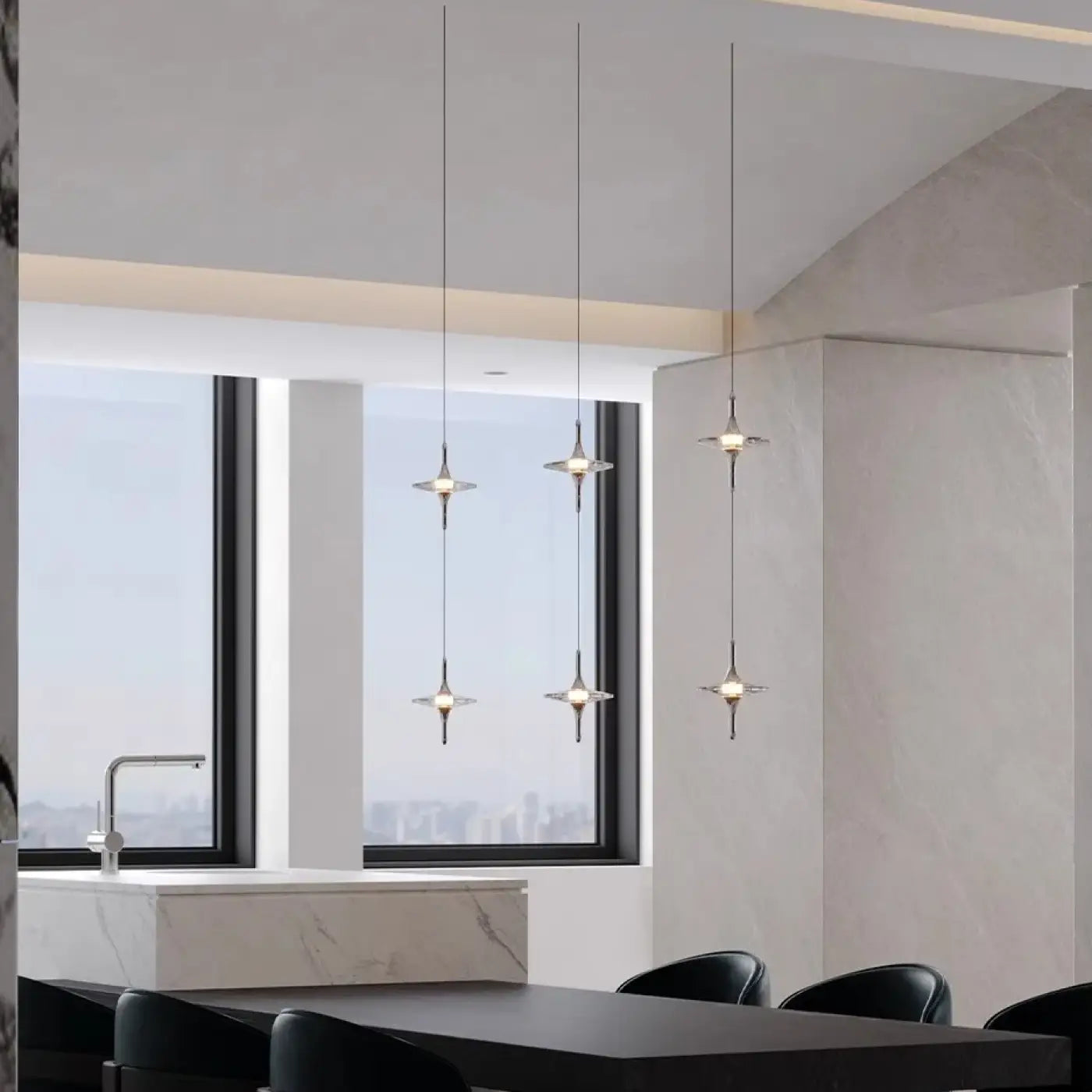 Suspension Luminaire Design en Cristal - Startes