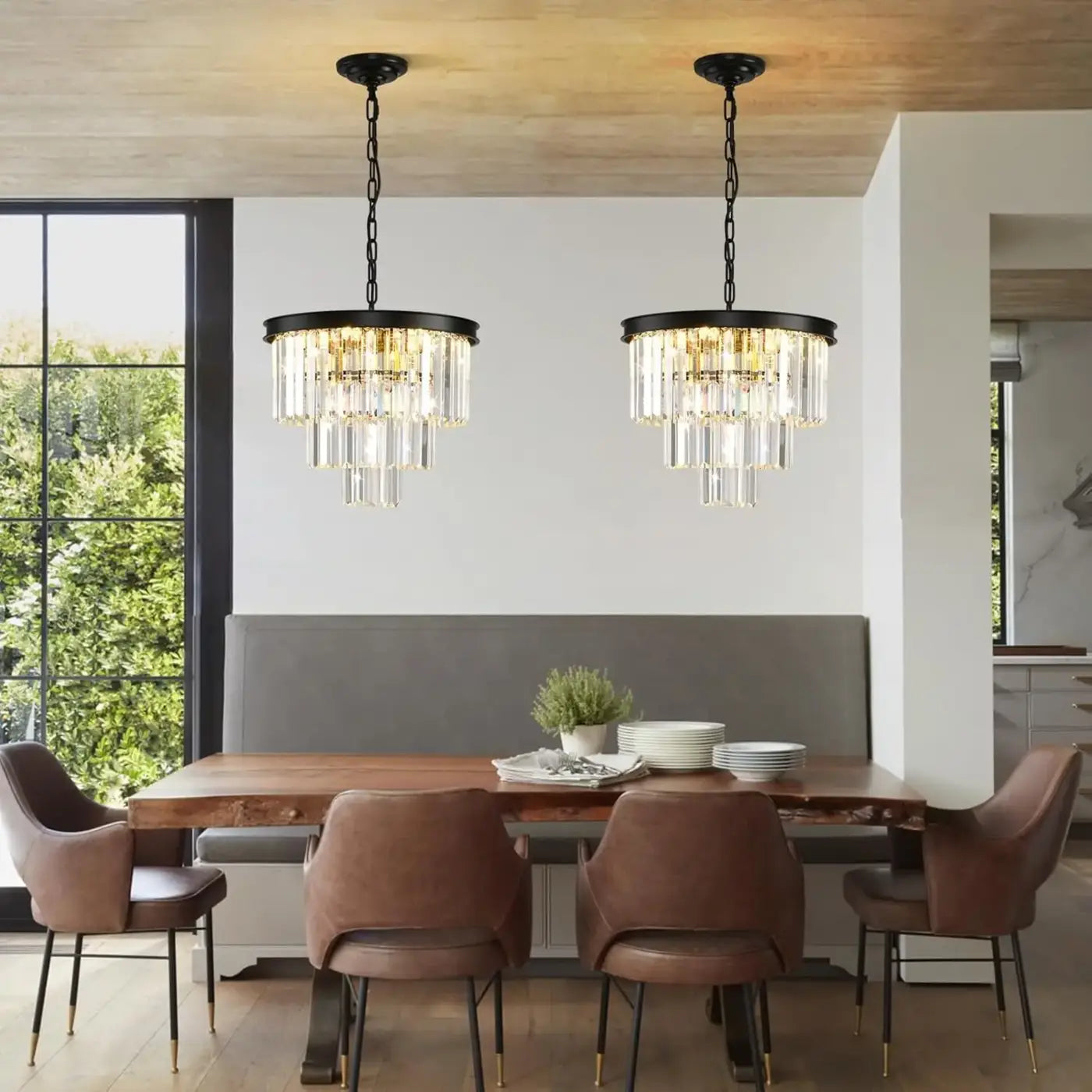 Suspension Luminaire Moderne en Verre - Brukir