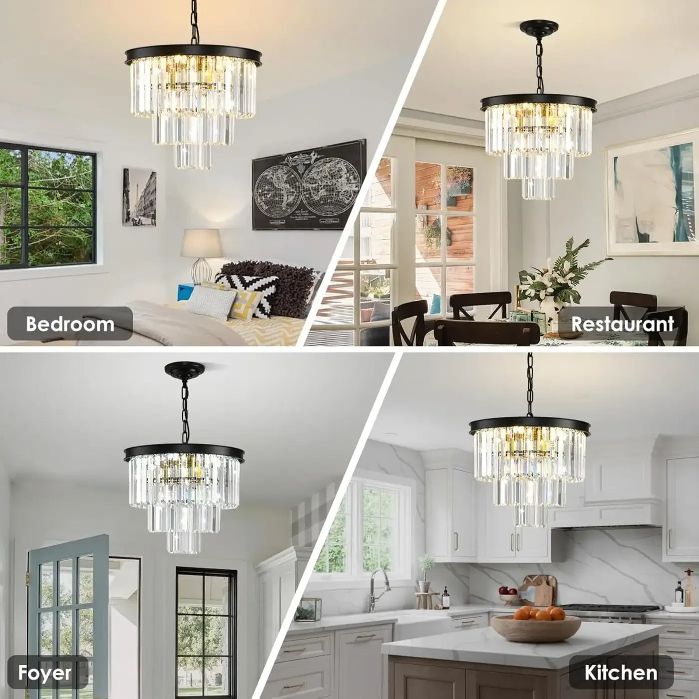 Suspension Luminaire Moderne en Verre - Brukir