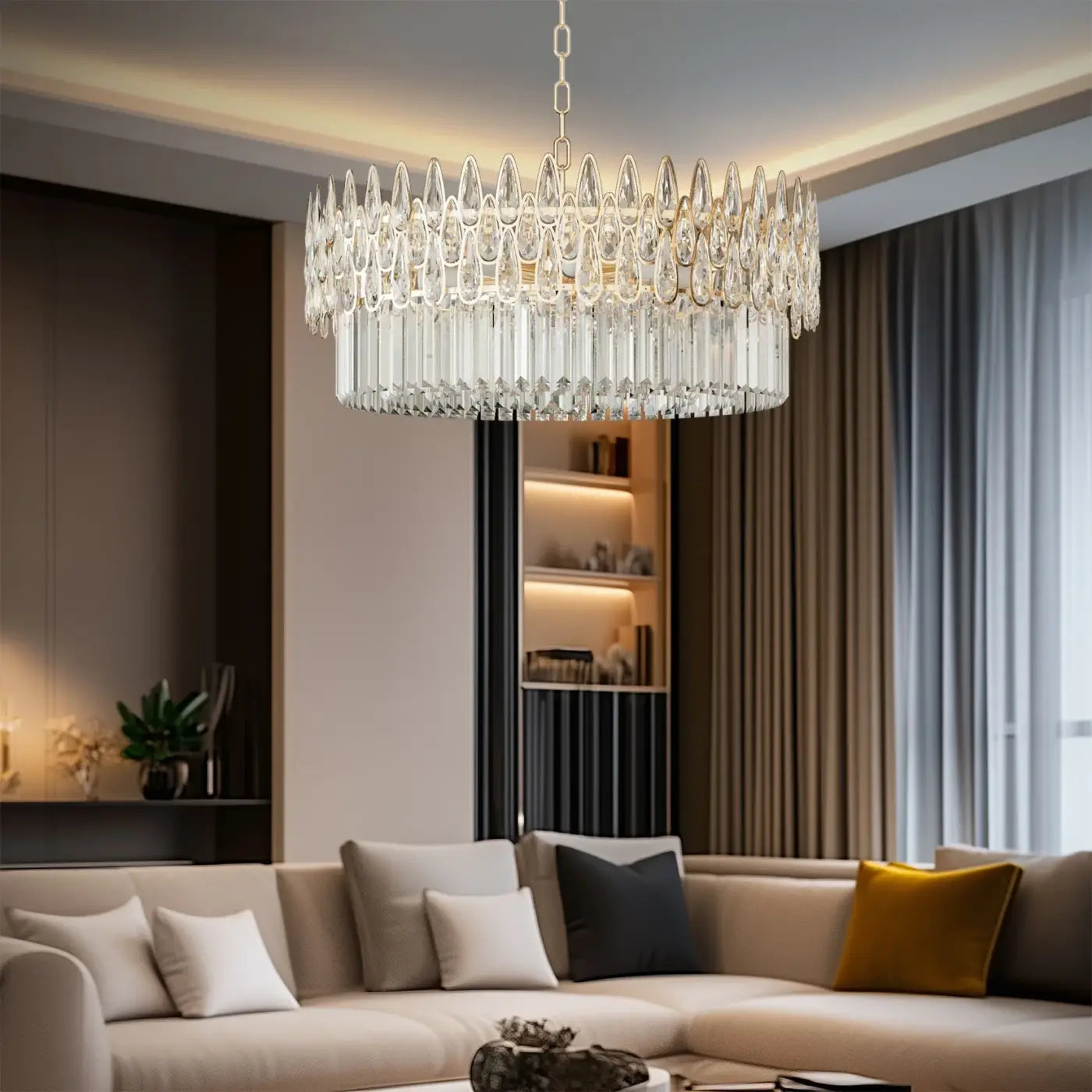 Suspension Luminaire Design en Cristal - Dusarui