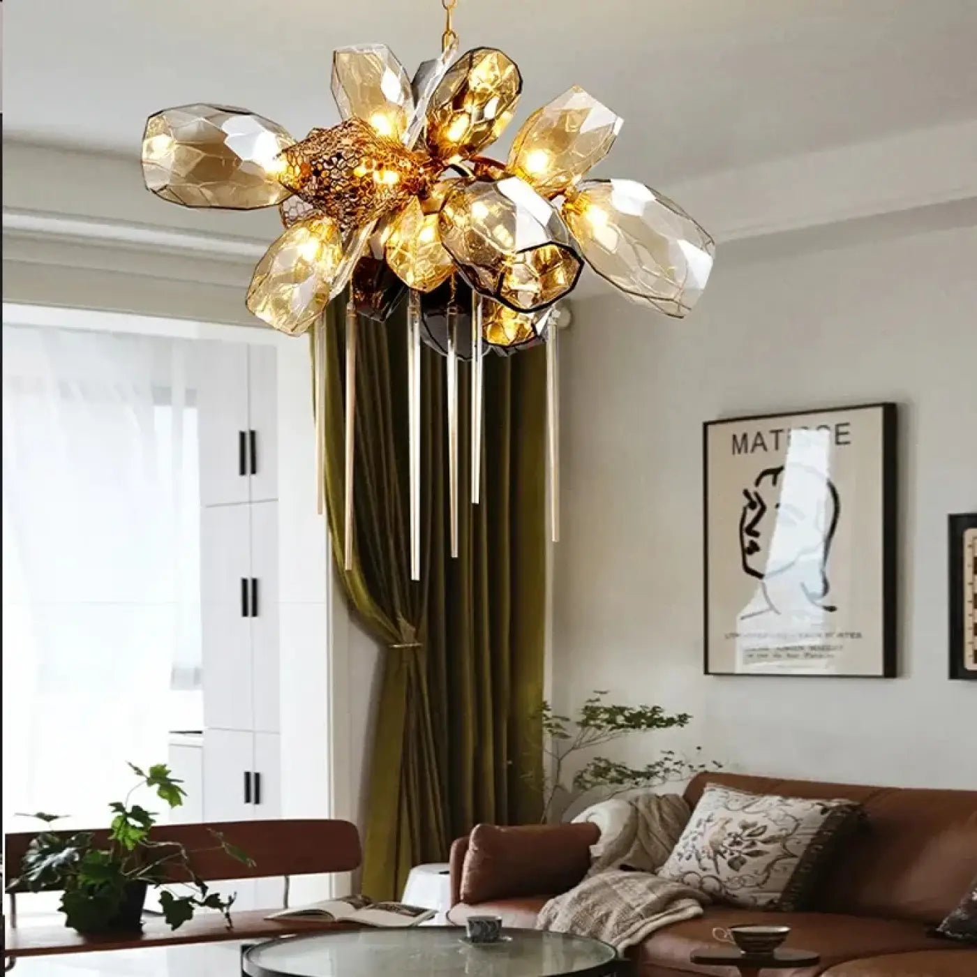 Suspension Luminaire Design en Verre - Malice