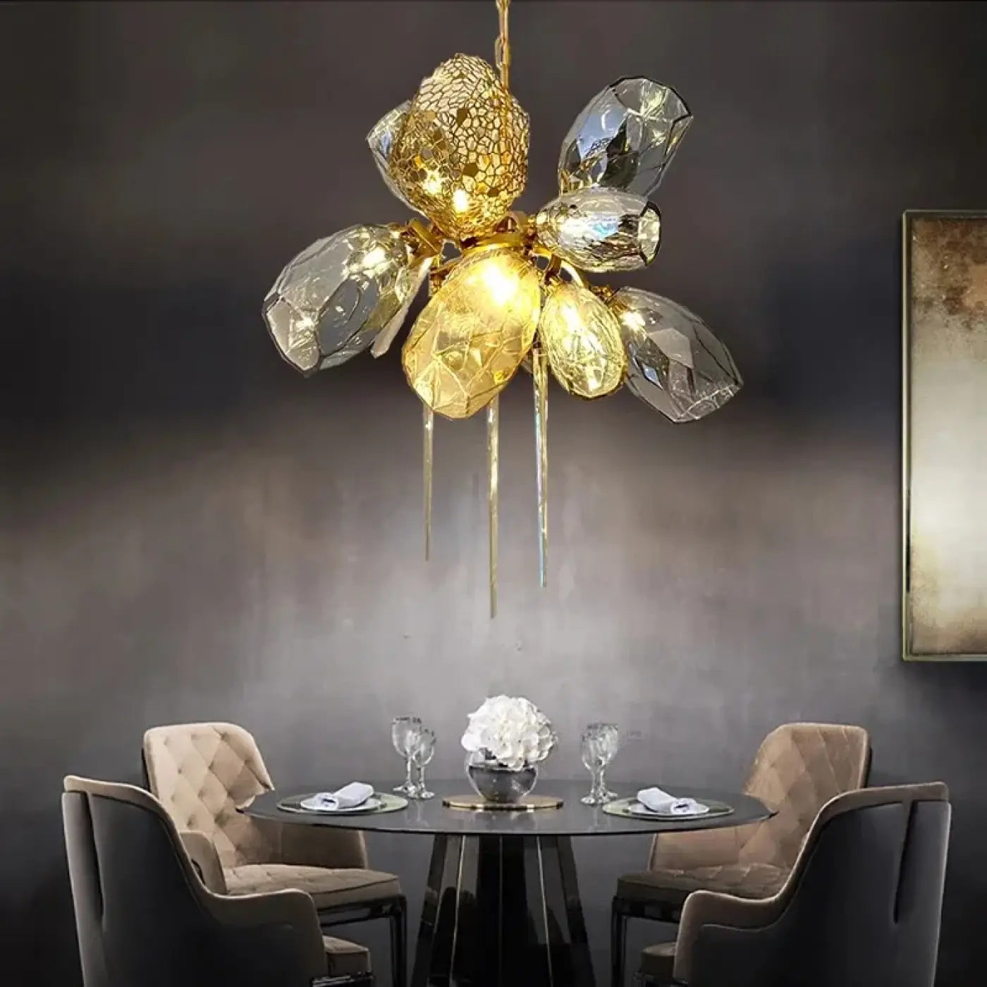 Suspension Luminaire Design en Verre - Malice