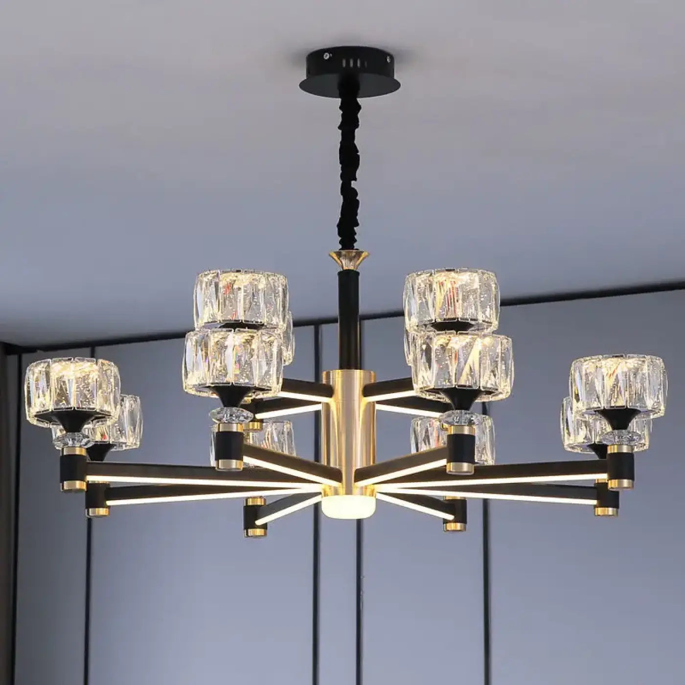 Suspension Luminaire Design en Verre - Luxus