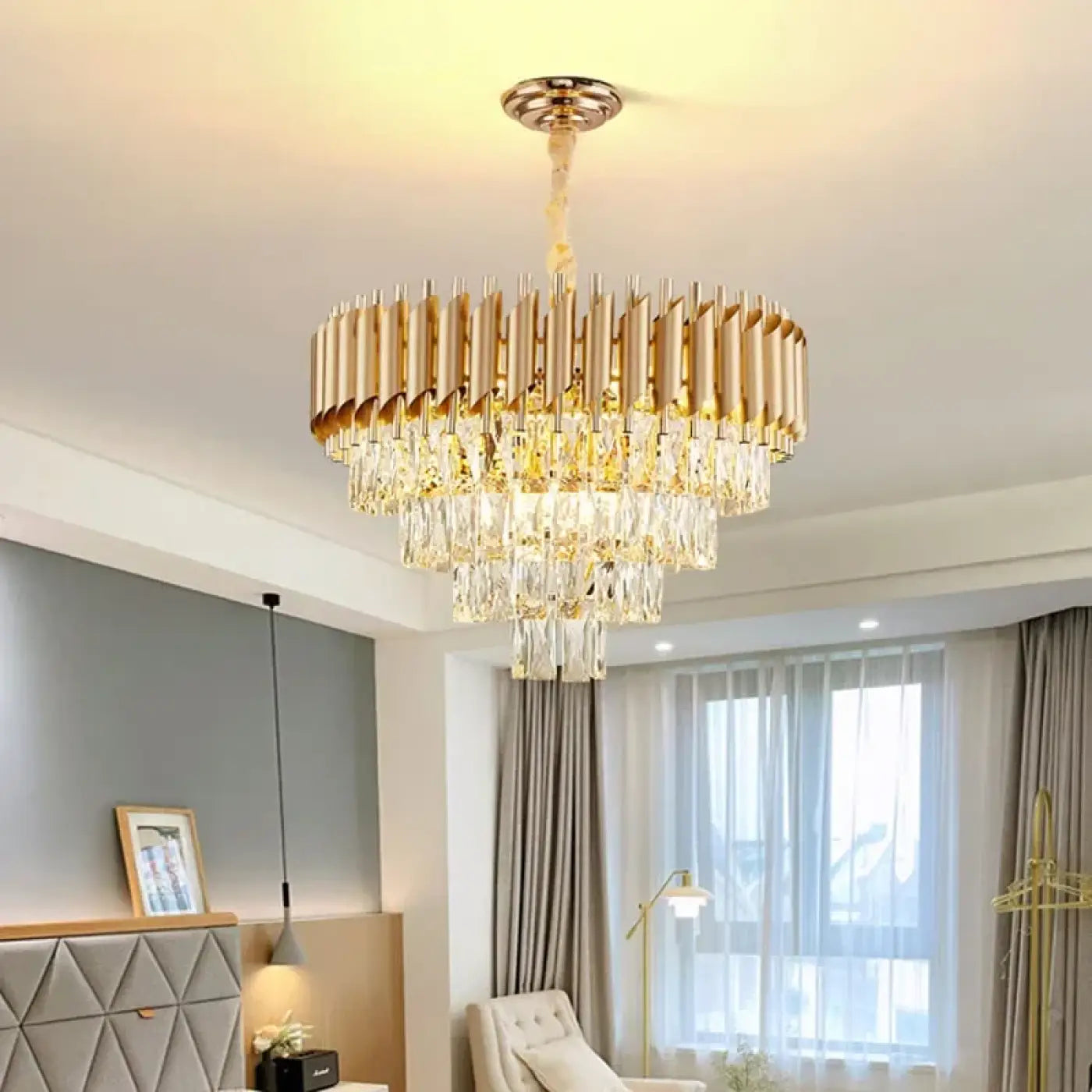 Suspension Luminaire Elegant en Cristal - Xuler