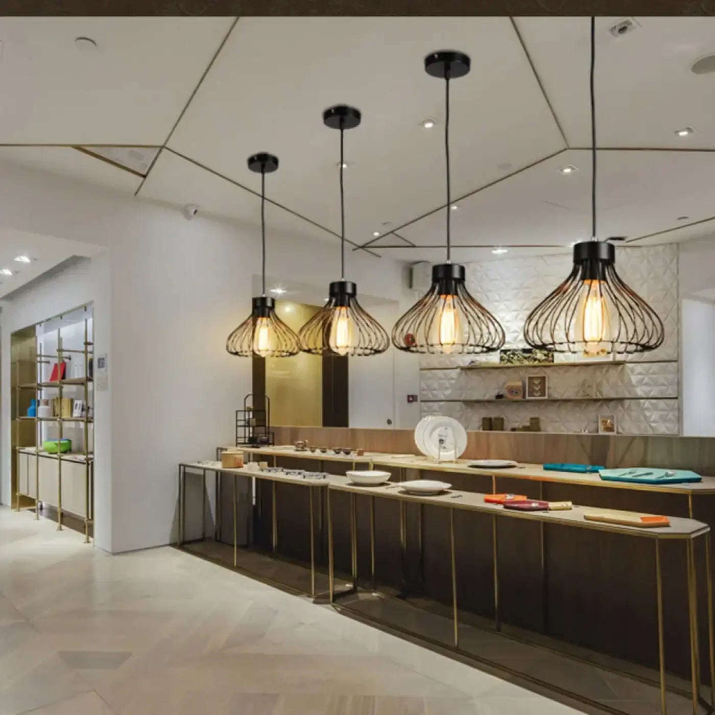 Suspension Luminaire Design en Metal - Cagys