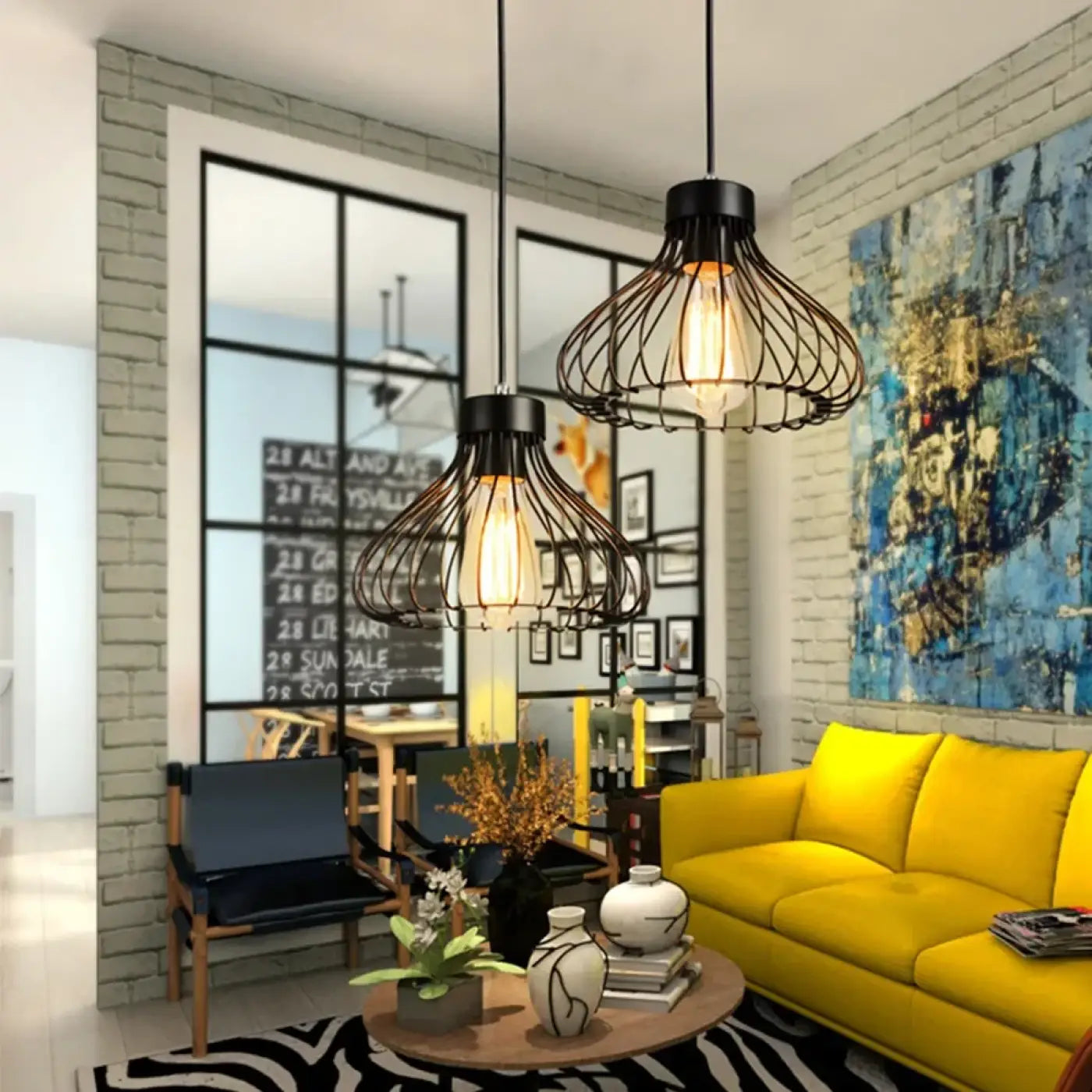 Suspension Luminaire Design en Metal - Cagys