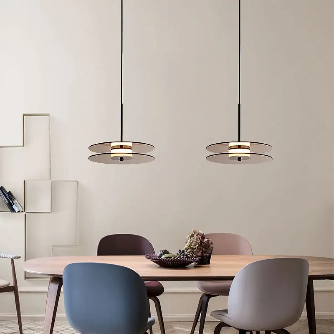 Suspension Luminaire Minimaliste en Metal - Dice
