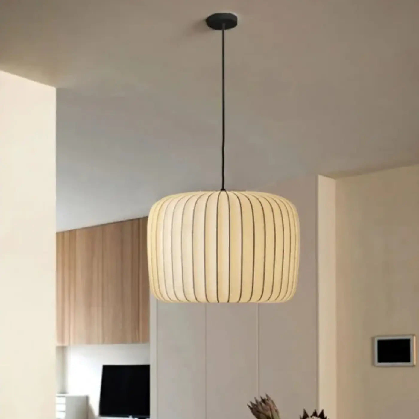 Suspension Luminaire Minimaliste en Tissu - Rays