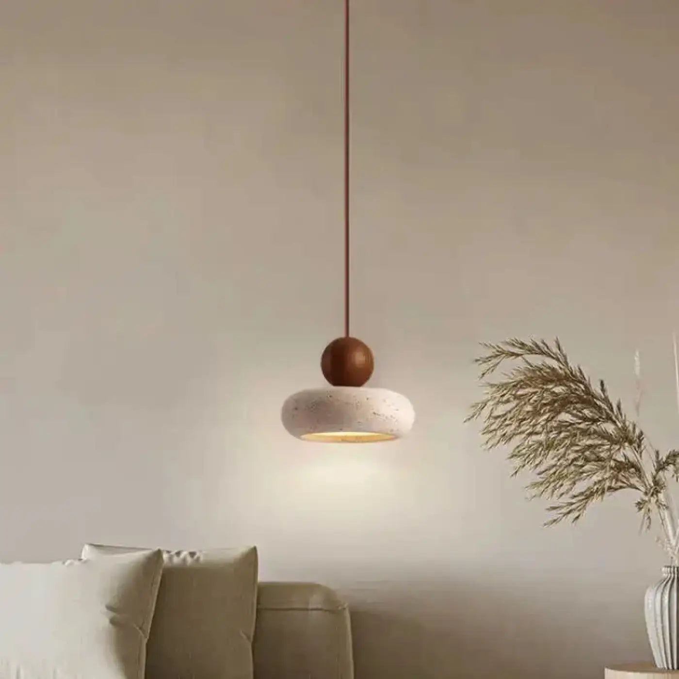 Suspension Luminaire Moderne en Bois - Donut