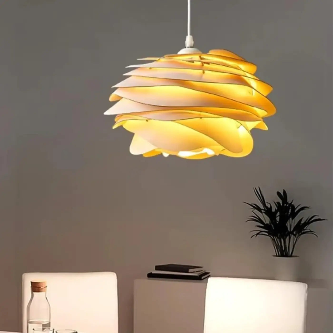 Suspension Luminaire Moderne en Bois - Pidese