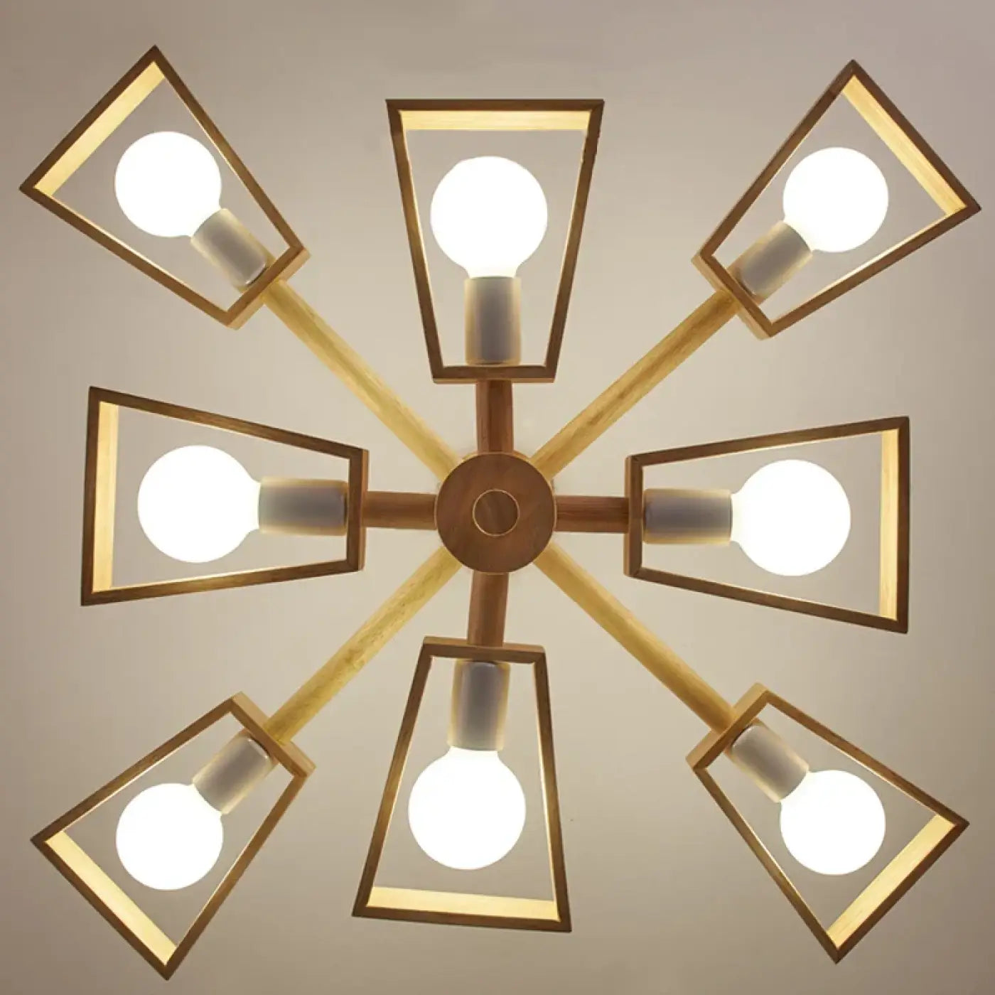 Suspension Luminaire Moderne en Bois - Andy